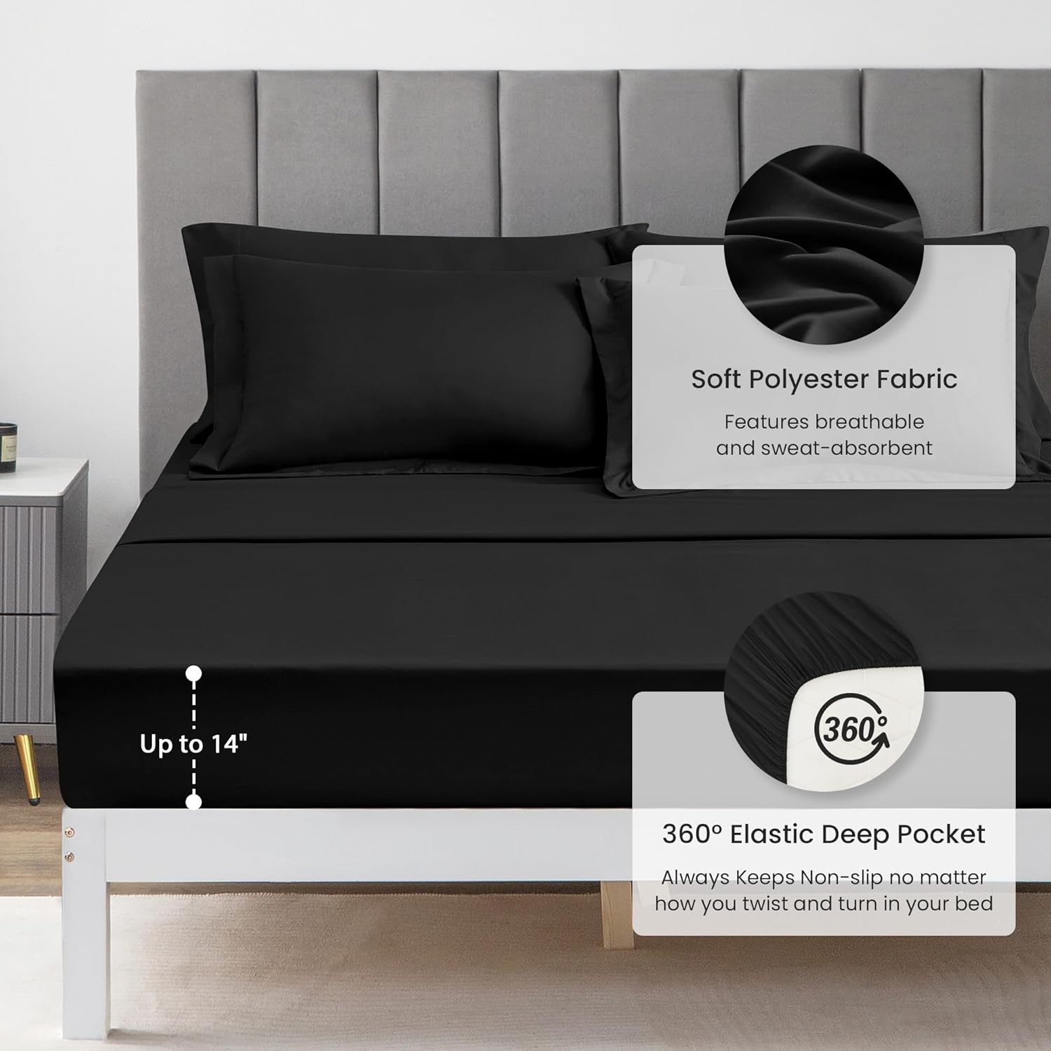 Thumbnail 5 de Love's Cabin Twin Comforter Set, 5-Piece Bedding