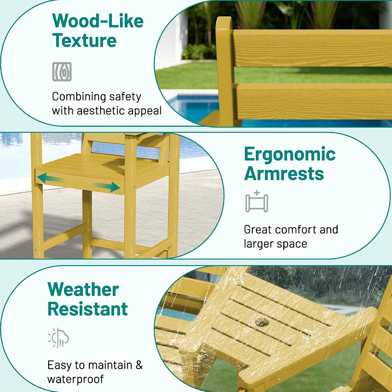 Thumbnail 6 de PLUUV Adirondack Chairs in HDPE