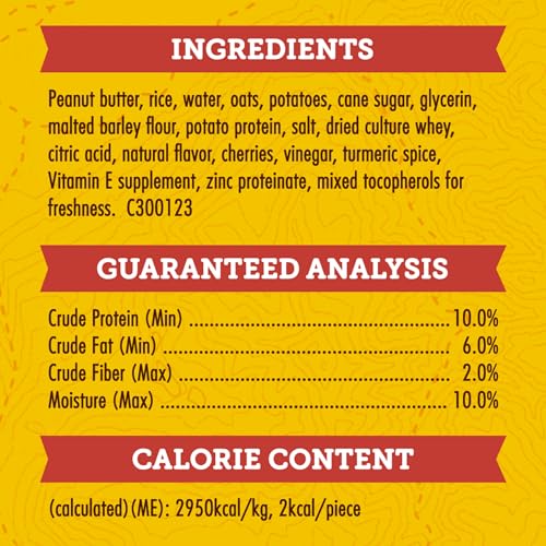 Detalle de Zuke’s Mini Naturals Dog Training Treats for Dogs – Real Peanut Butter, 16 oz