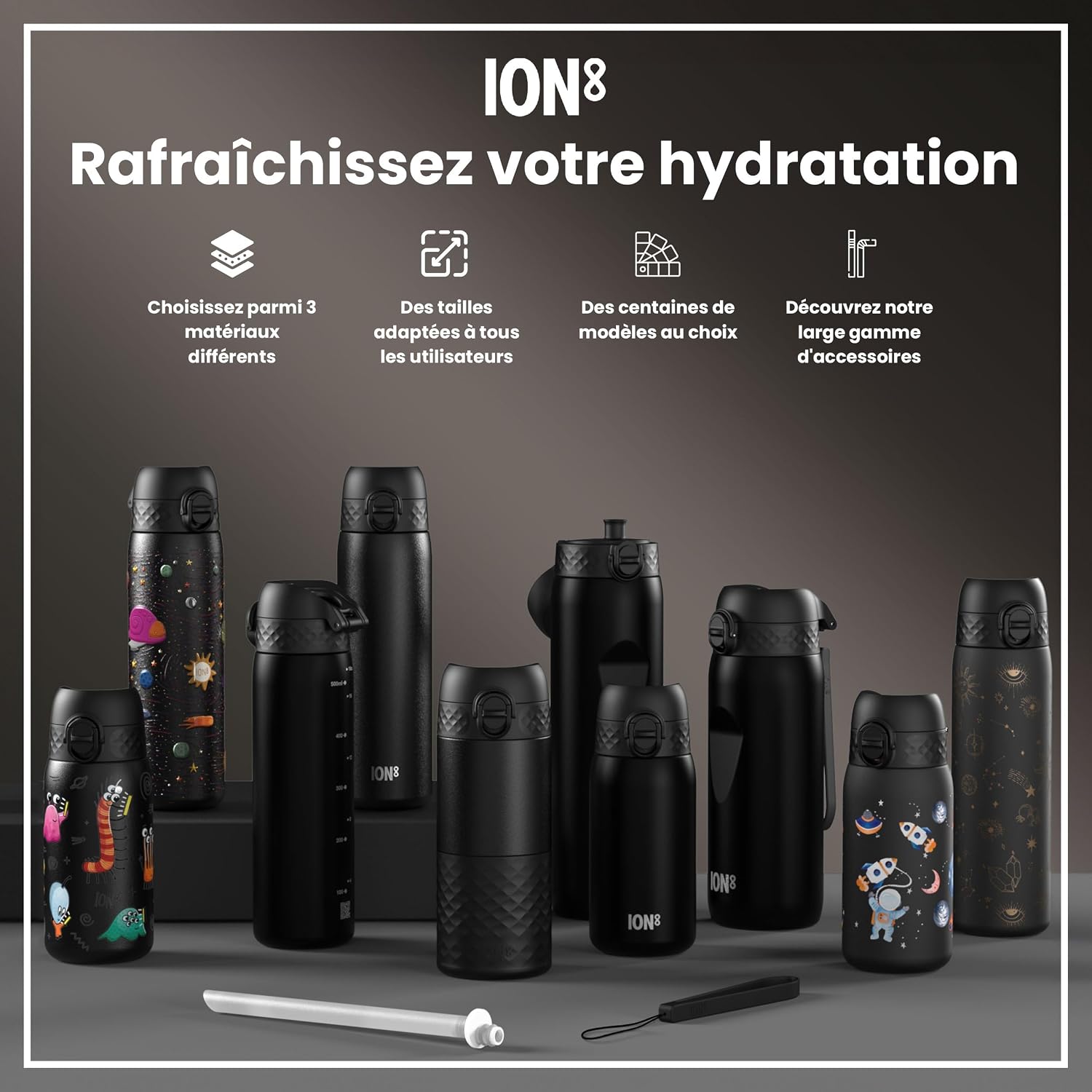 Thumbnail 6 de Ion8 Gourde Paille 500 ml 🥤