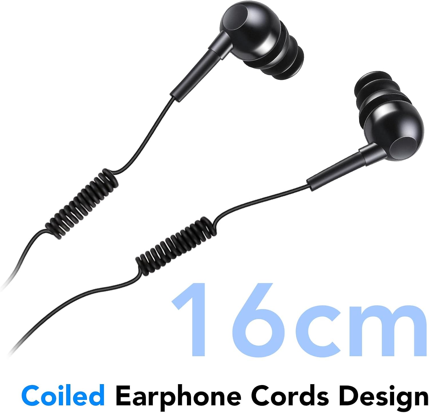 Detalle 2 de AGPTEK Waterproof Earphones for Swimming – IPX8, 3.5mm Wired Earbuds for Sports