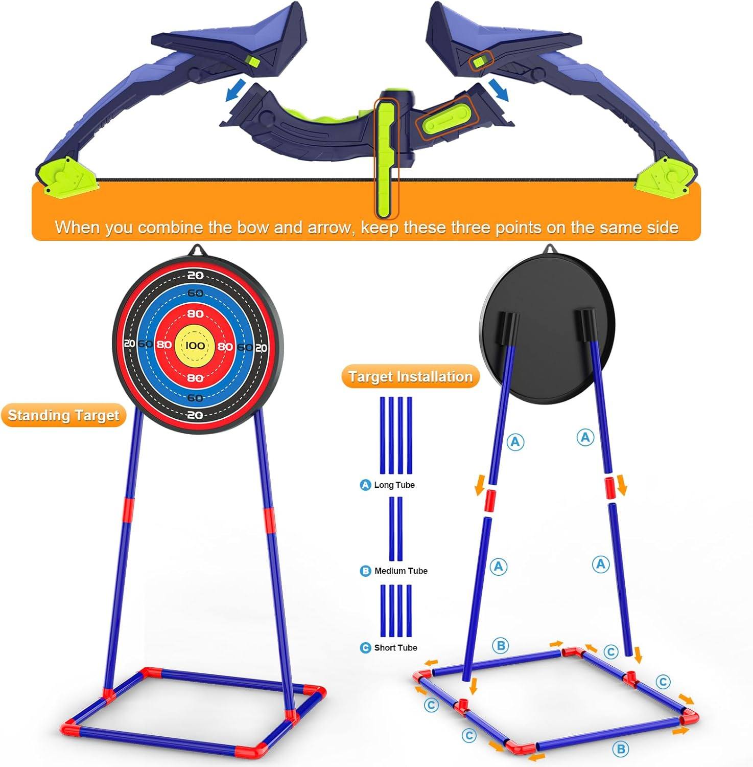 Thumbnail 4 de 2-Pack Bow and Arrow Set 14 Arrows