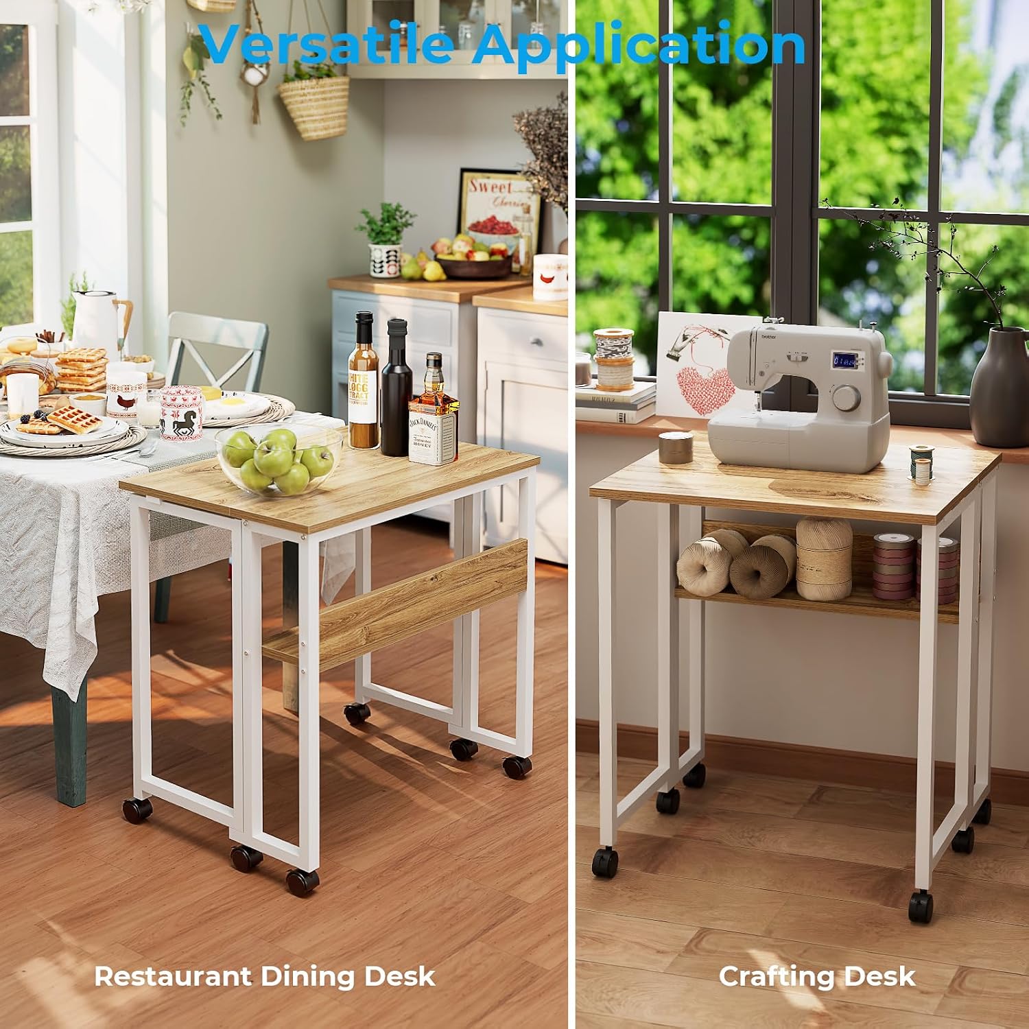Thumbnail 6 de GreenForest Small Folding Desk 63 cm