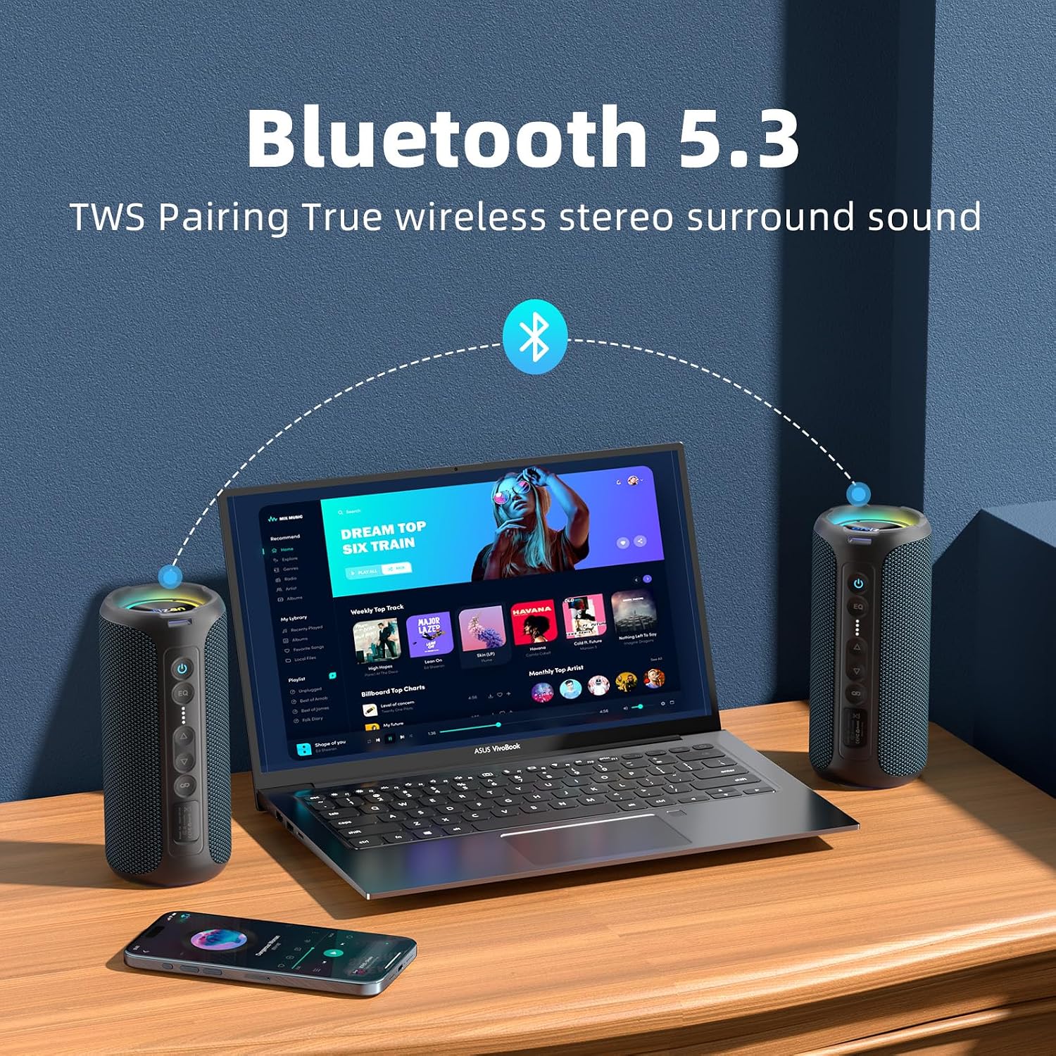 Detalle 2 de Ortizan X8Pro 40W Bluetooth Speaker
