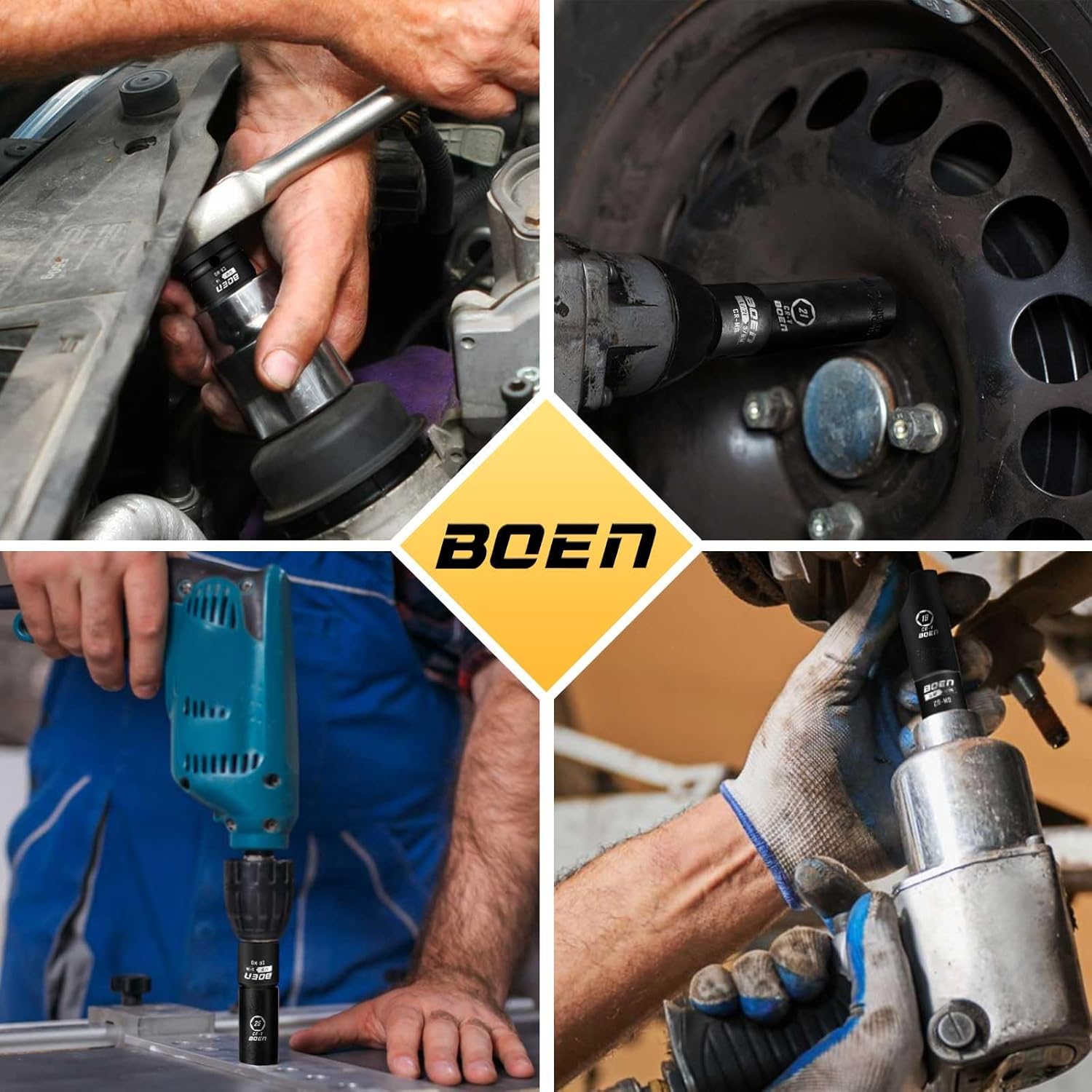 Thumbnail 5 de boen 10-piece impact socket adapter set