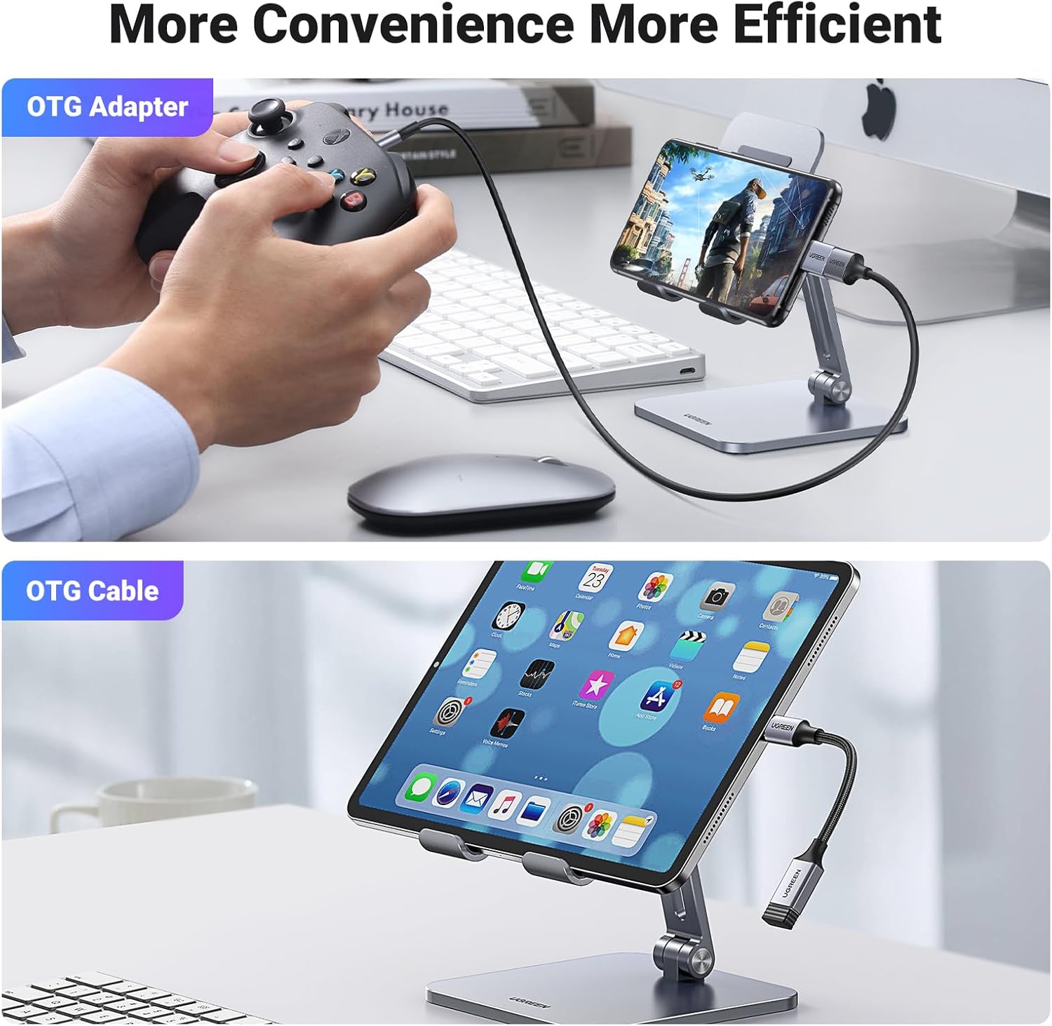 Detalle 2 de UGREEN USB-C Adapter 2-Pack