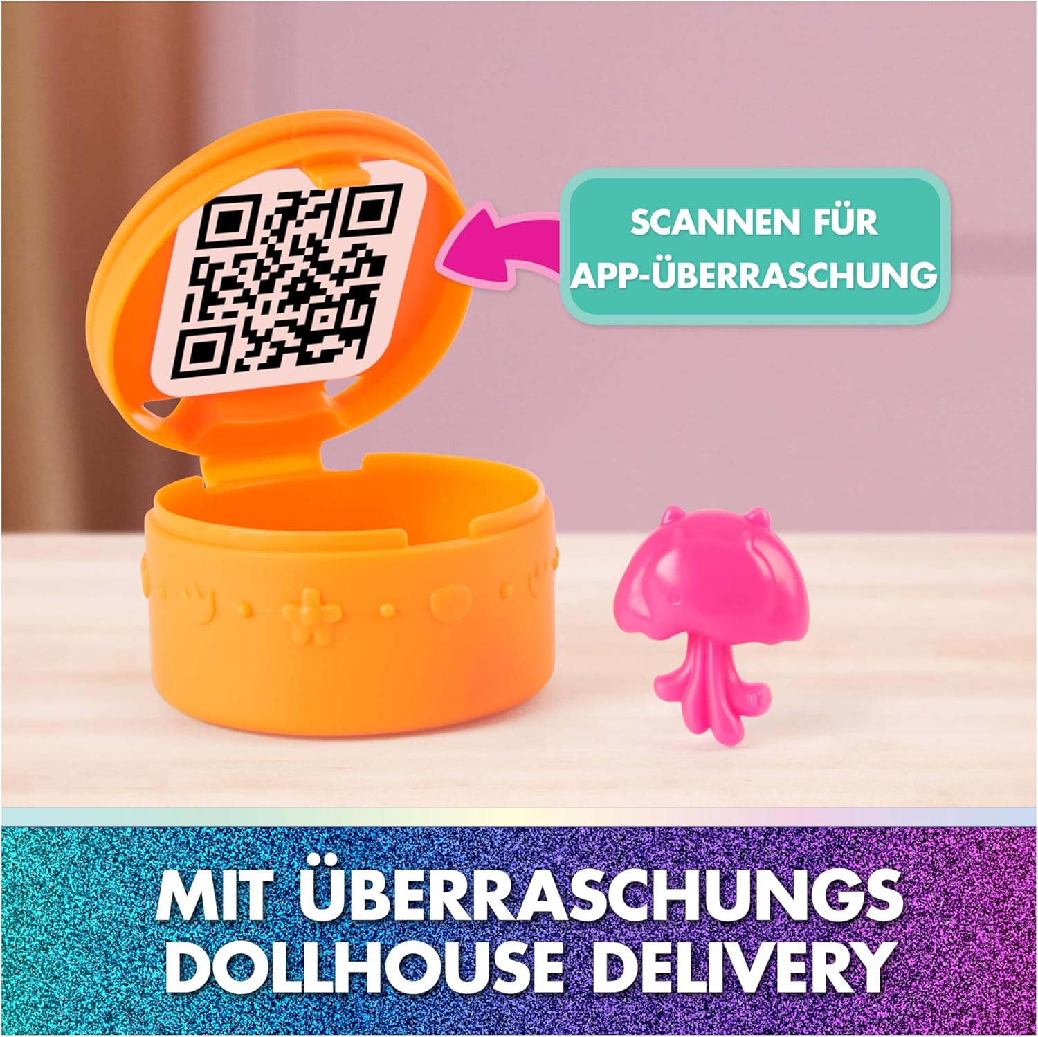 Thumbnail 6 de DREAMWORKS GABBY’S DOLLHOUSE: Der Film – Balkon-Spielset „Merkätzchens Aquarium“ (7-teilig)