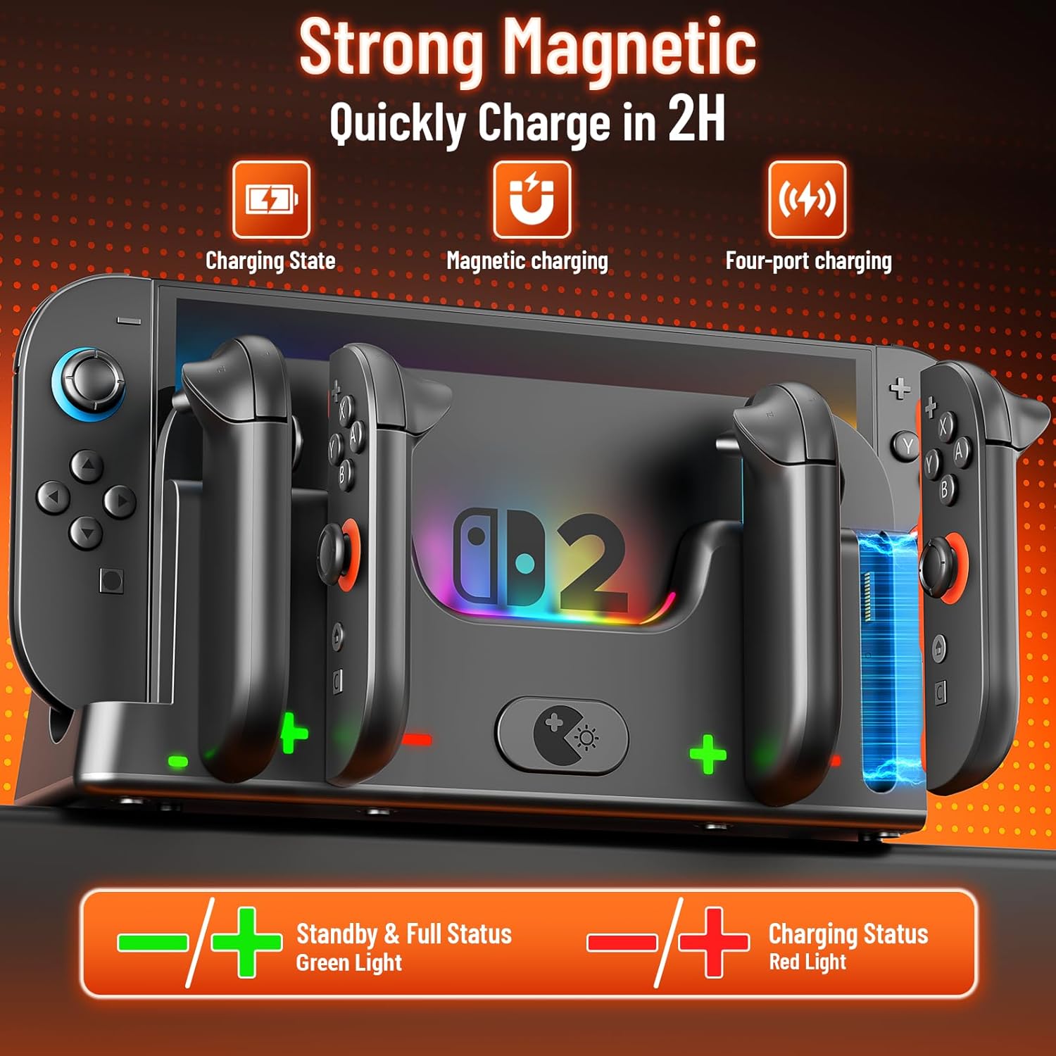 Thumbnail 2 de Wenocally Switch 2 Charger Dock