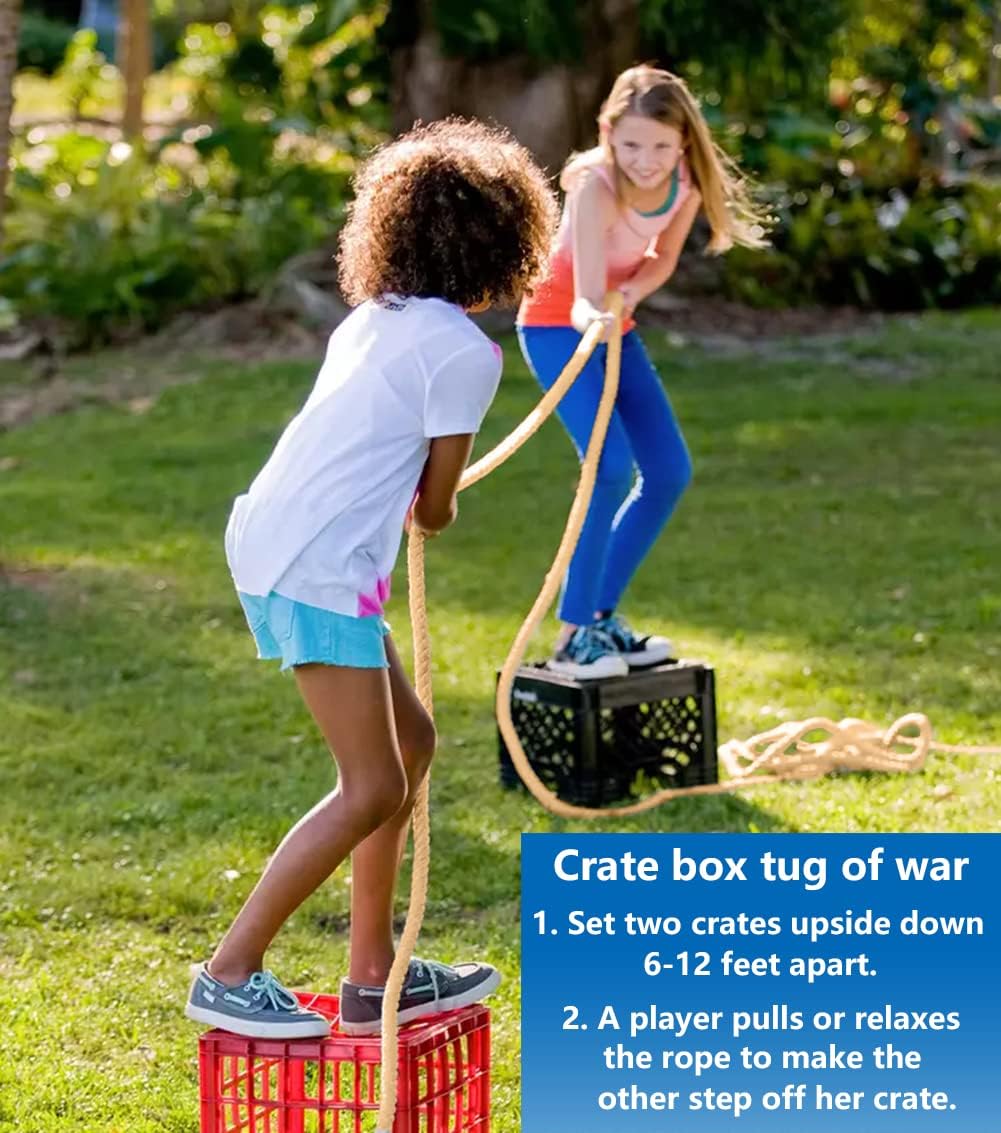 Thumbnail 2 de CWLAKON Outdoor Tauziehen Seilspiel für Kinder und Erwachsene – 18 m
