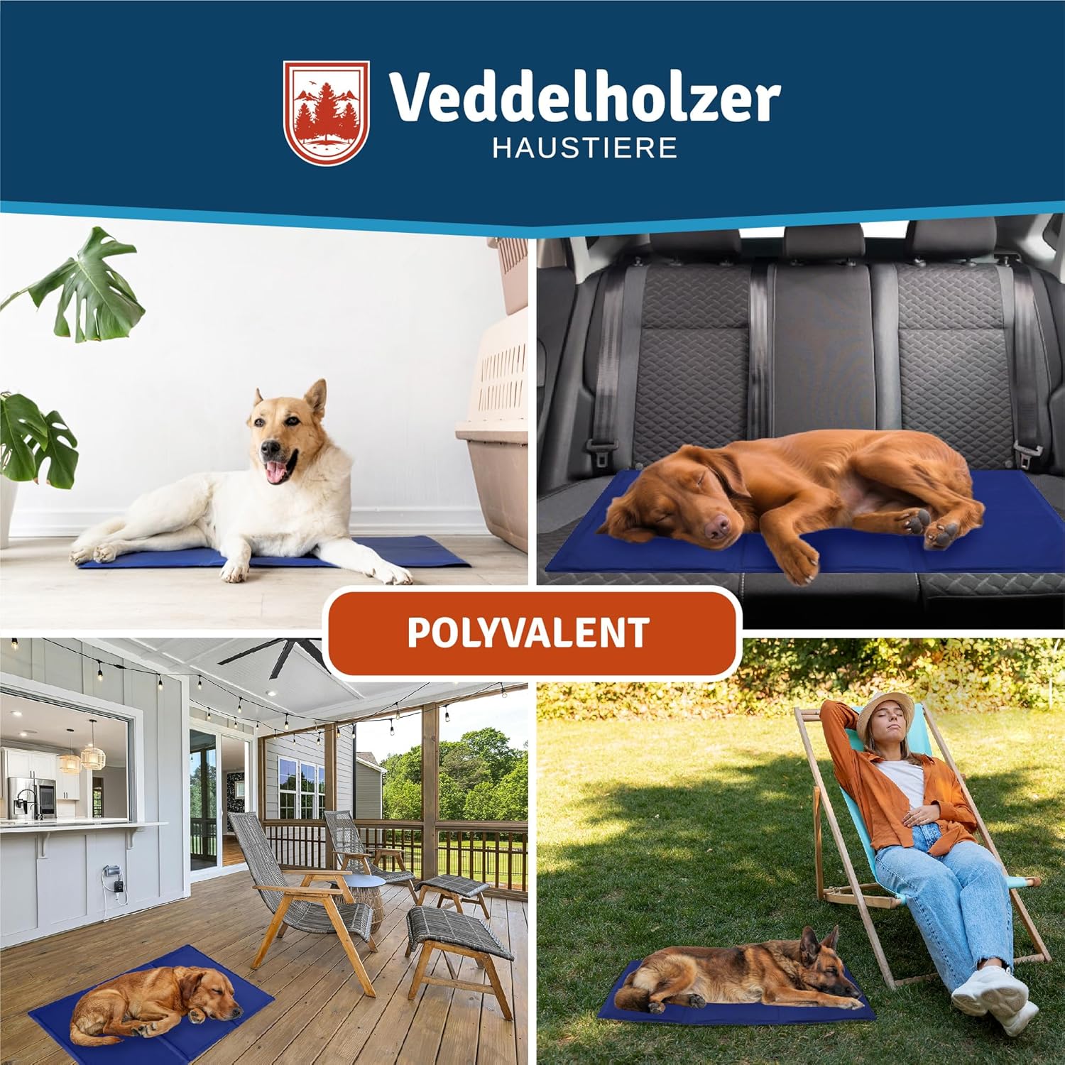 Thumbnail 3 de Veddelholzer Tapis rafraîchissant auto-refroidissant Extra épais pour chien (L)