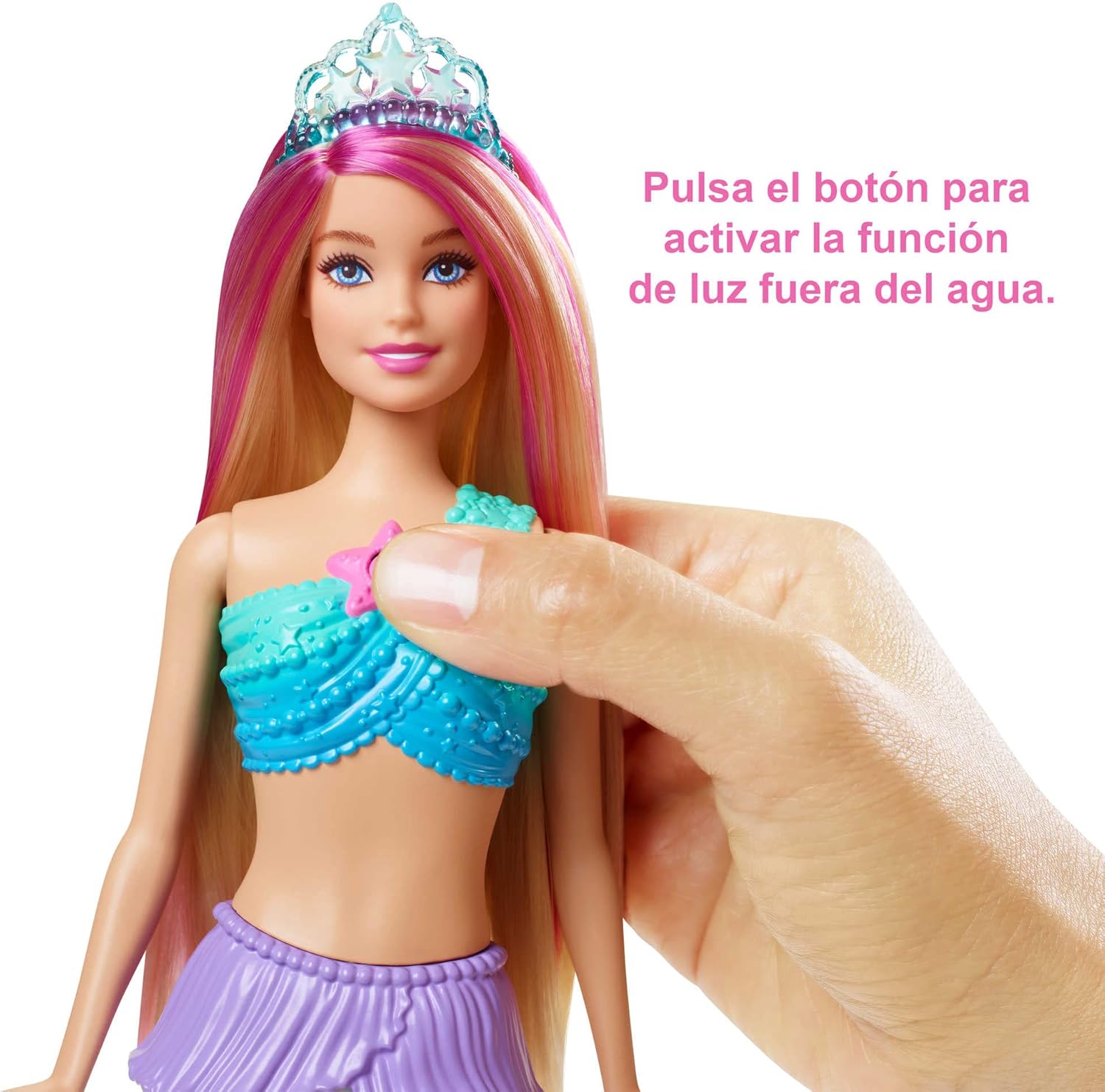 Thumbnail 4 de Barbie Dreamtopia Malibú Sirena con Luces Mágicas 🌊