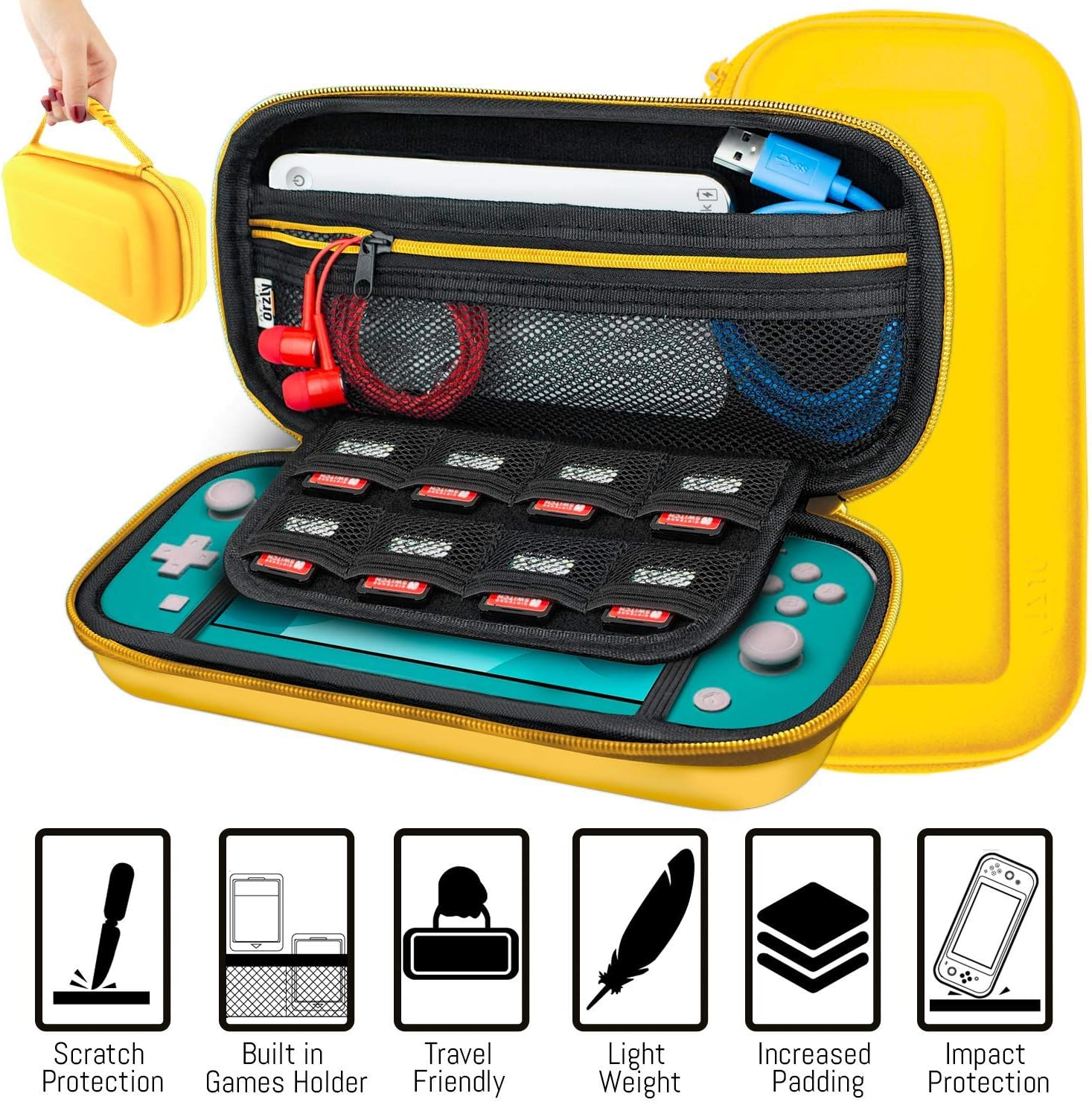Thumbnail 3 de Kit Accessori Nintendo Switch Lite Giallo