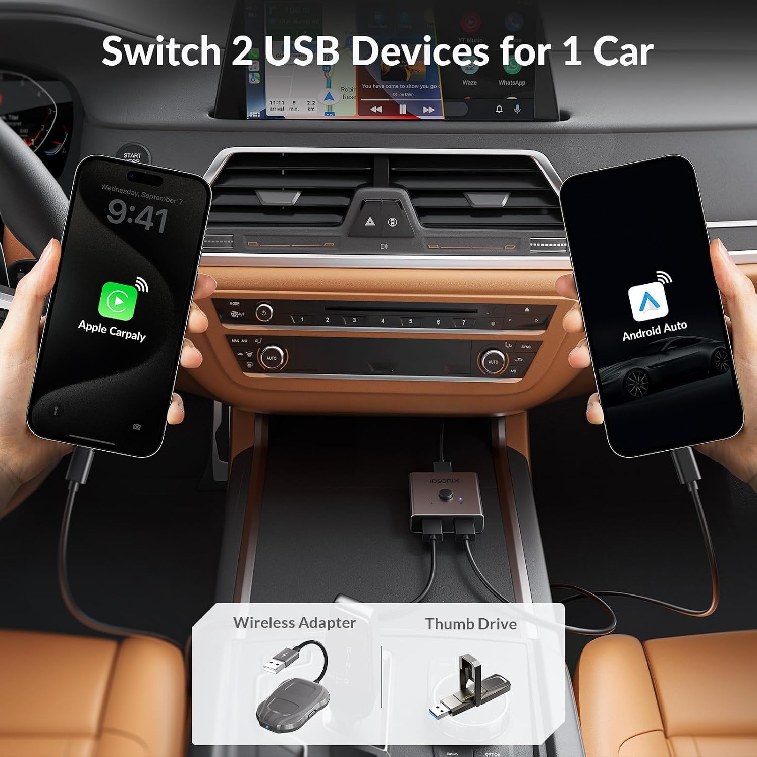Detalle 1 de iDsonix USB 3.0 Switch 5 Gbps