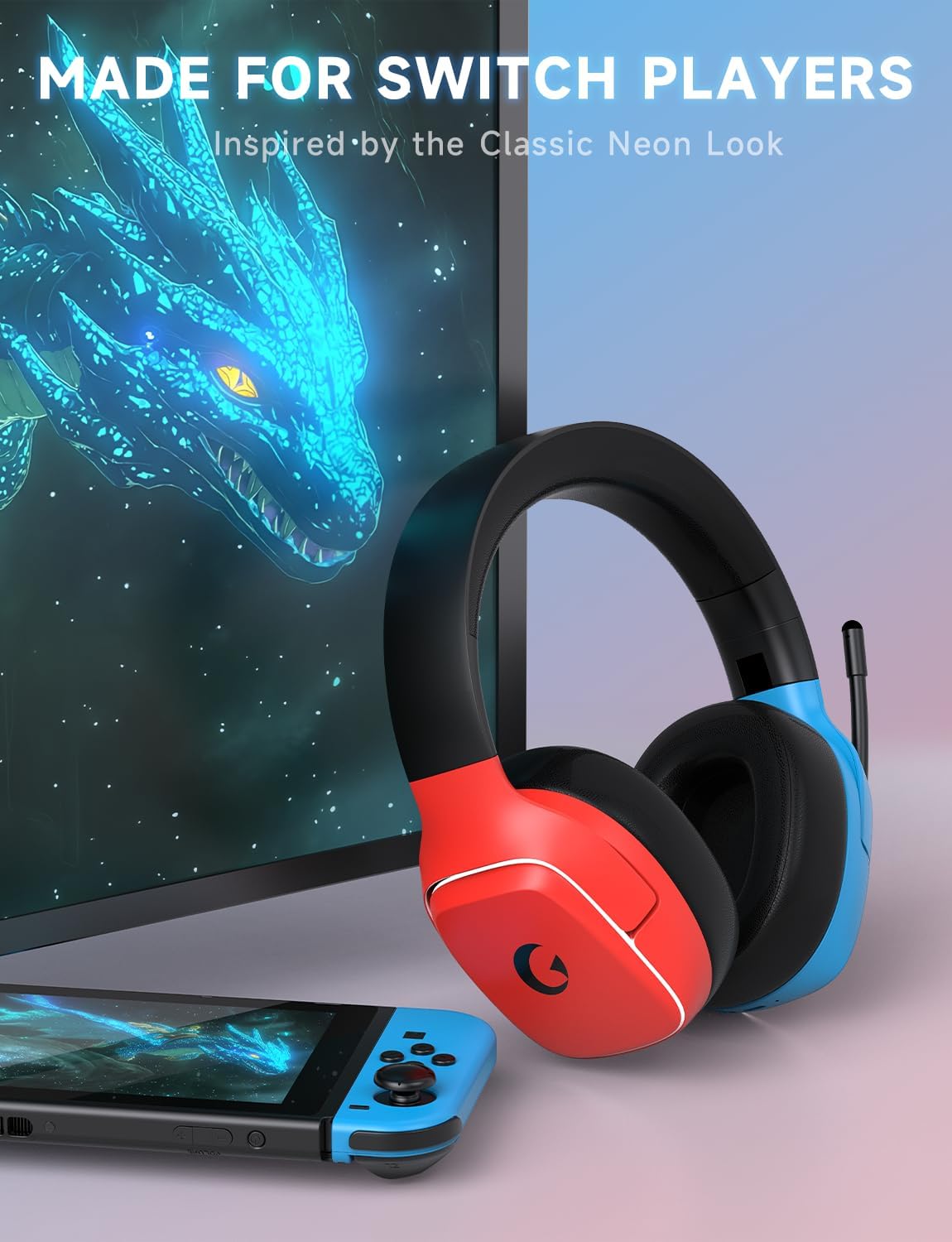 Thumbnail 1 de Gvyugke Captain 780 Wireless Gaming Headset, 50 mm Drivers, Bluetooth 5.3