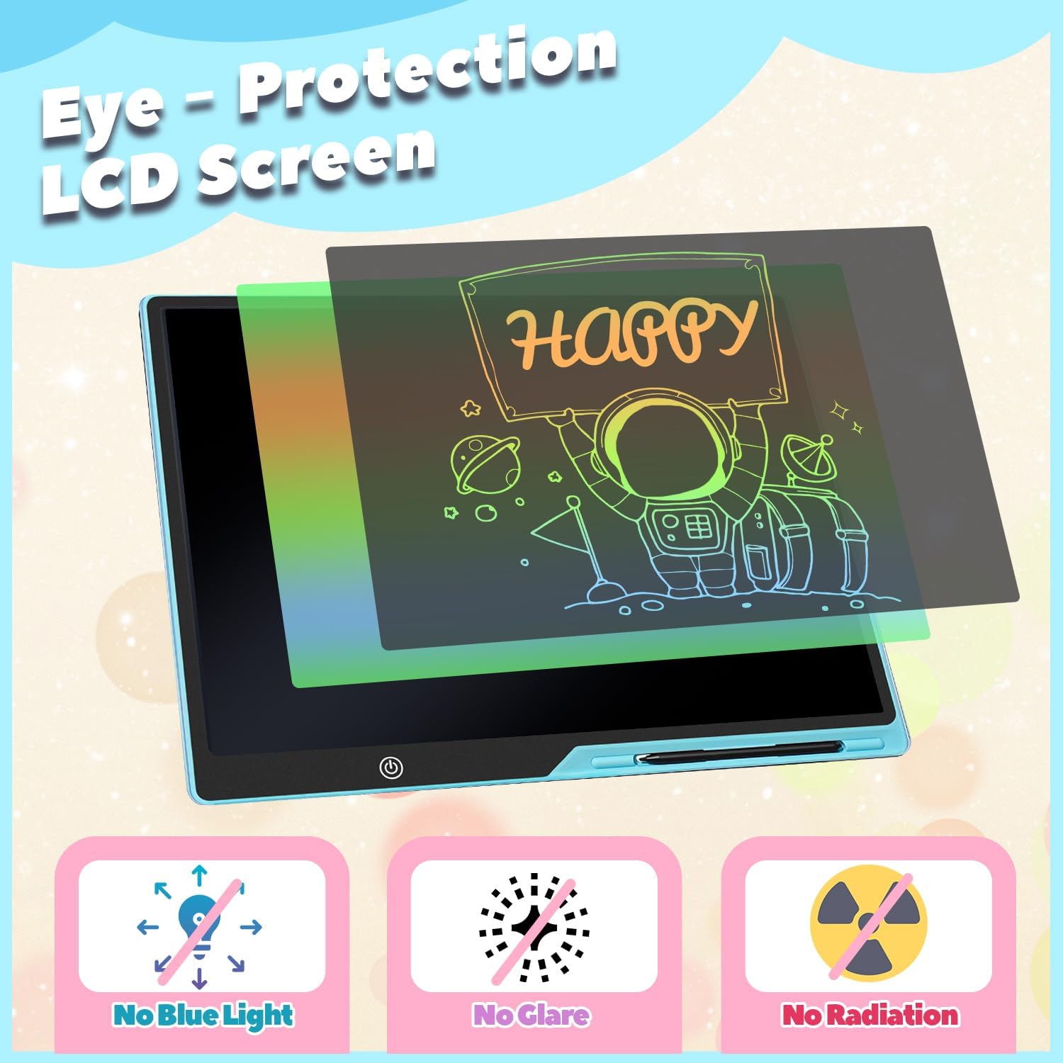 Thumbnail 3 de LCD-Schreibtablett für Kinder 21 Zoll – wiederaufladbare Maltafel, Lernspielzeug
