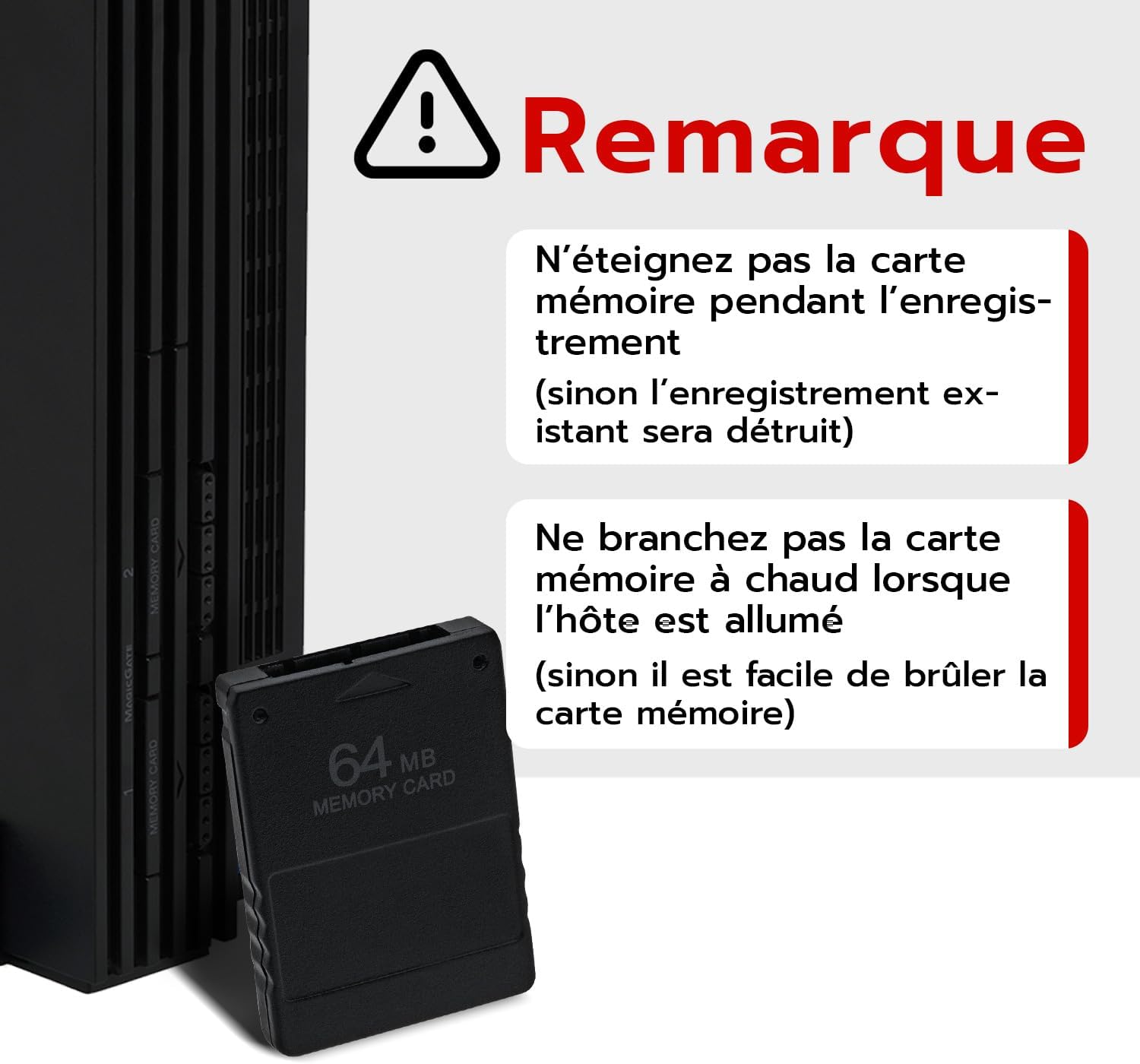 Thumbnail 6 de Wigearss Carte mémoire 64 Mo pour PS2