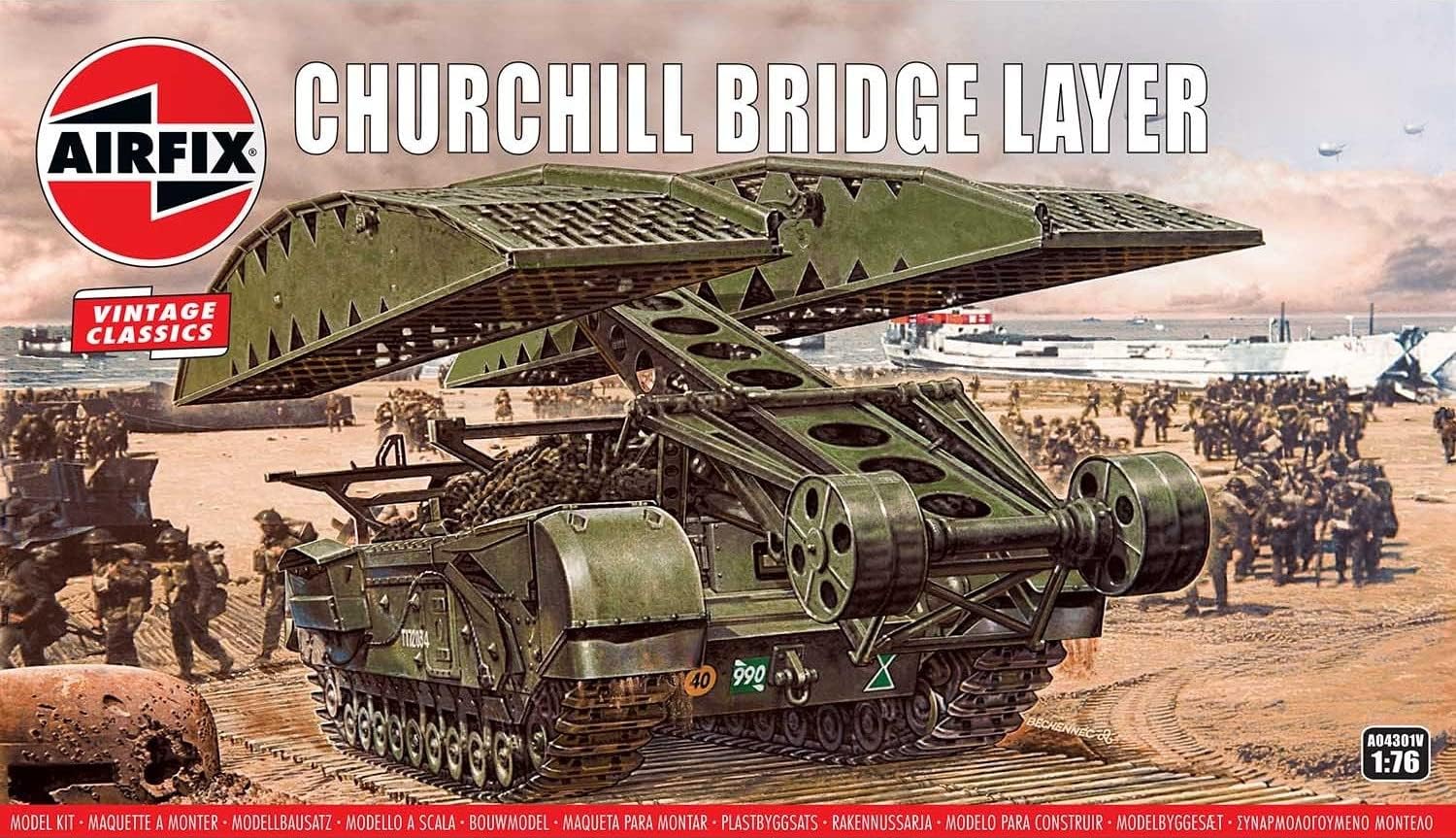 Thumbnail 1 de Airfix A04301V Churchill Bridge Layer – 1:76 Model Kit