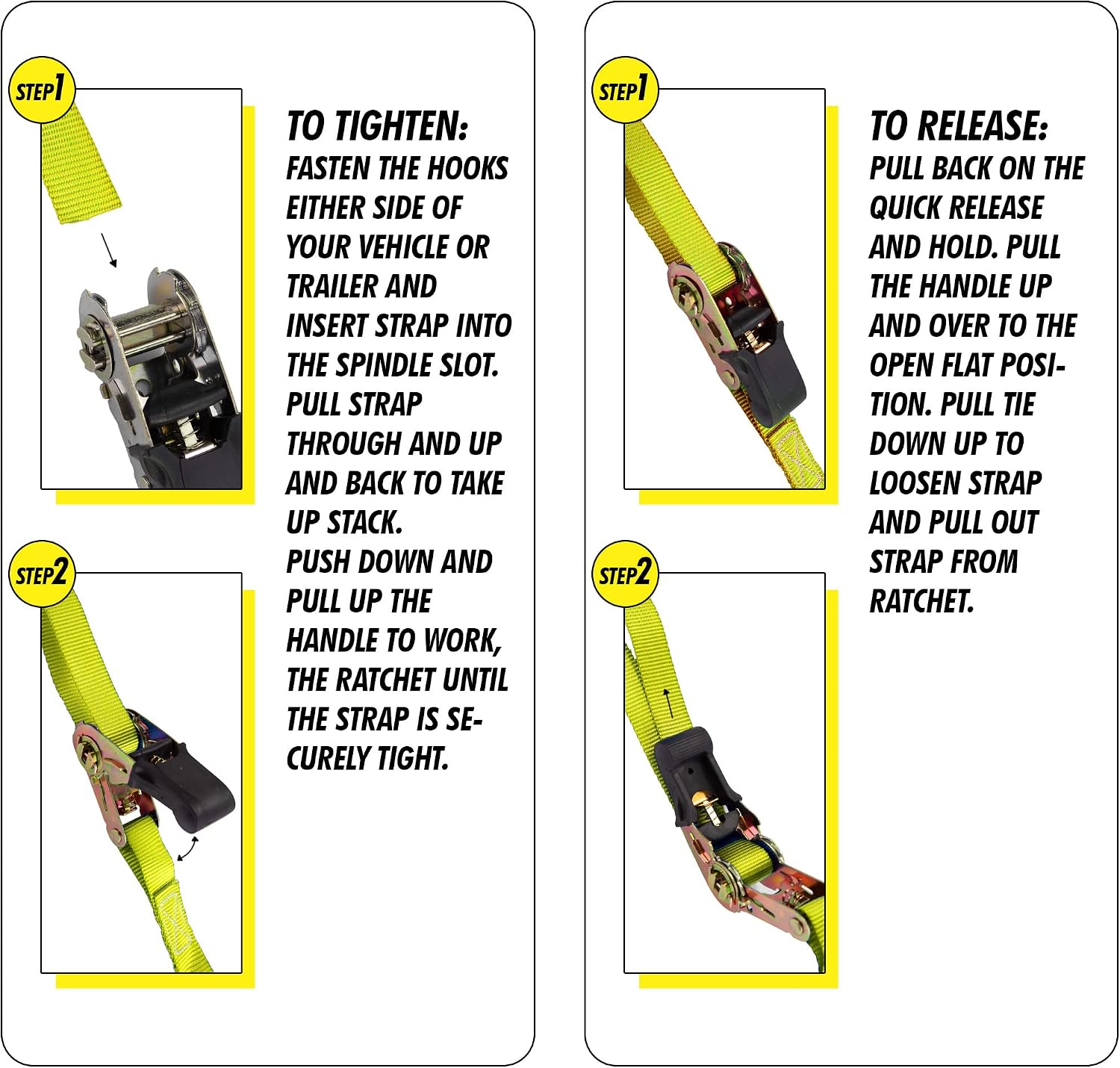 Thumbnail 4 de Cartman Ratchet Tie Down 15ft 500lbs