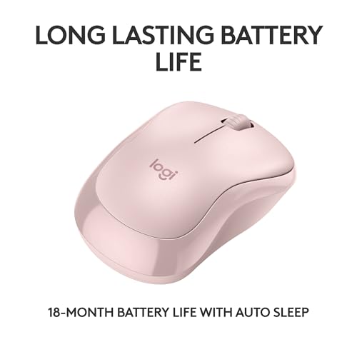 Detalle de Logitech M240 Silent Bluetooth Mouse: Compact, Quiet Wireless for Everyday Use