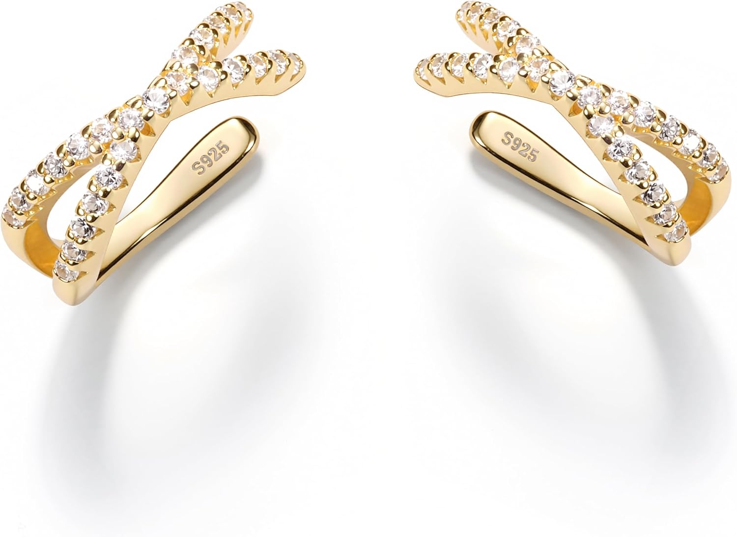 Thumbnail 6 de FUNRUN JEWELRY Pendientes clip plata 1,2 mm