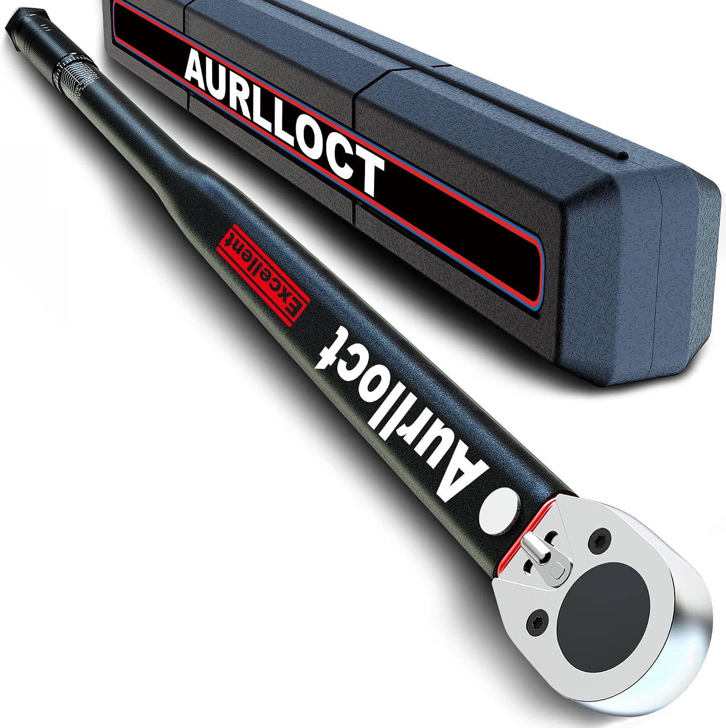 Aurlloct clé dynamométrique 3/4" 50–500 Nm à cliquet réversible (72 dents) avec précision ±5%
