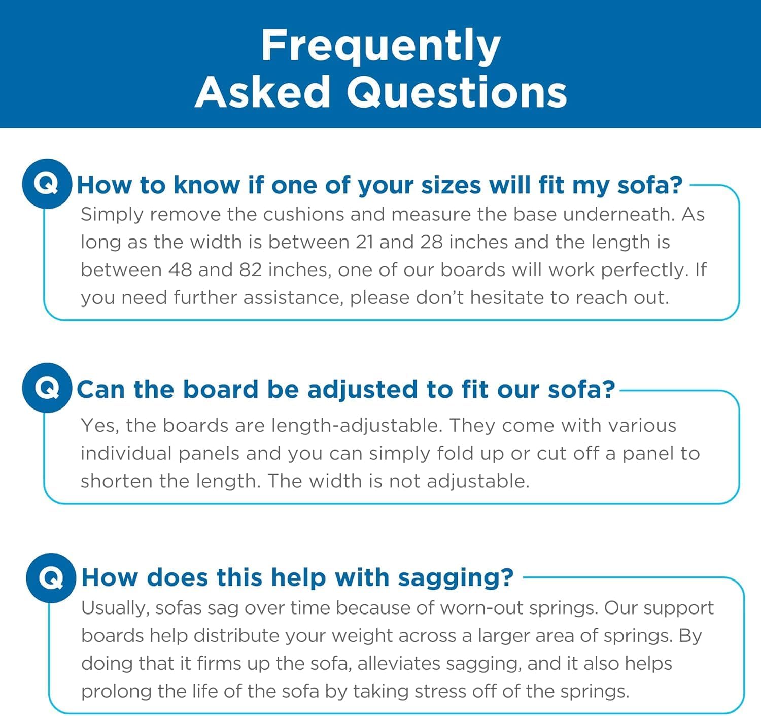 Thumbnail 5 de Meliusly Heavy Duty Couch Cushion Support 24x72