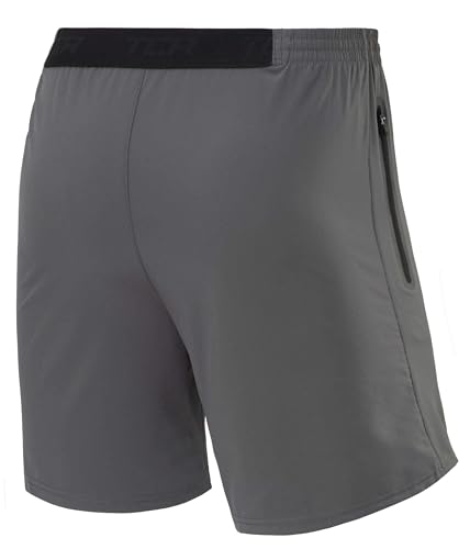 Thumbnail 2 de TCA pantalones cortos hombre de deporte con bolsillos con cremallera Elite Tech (Gris, M)