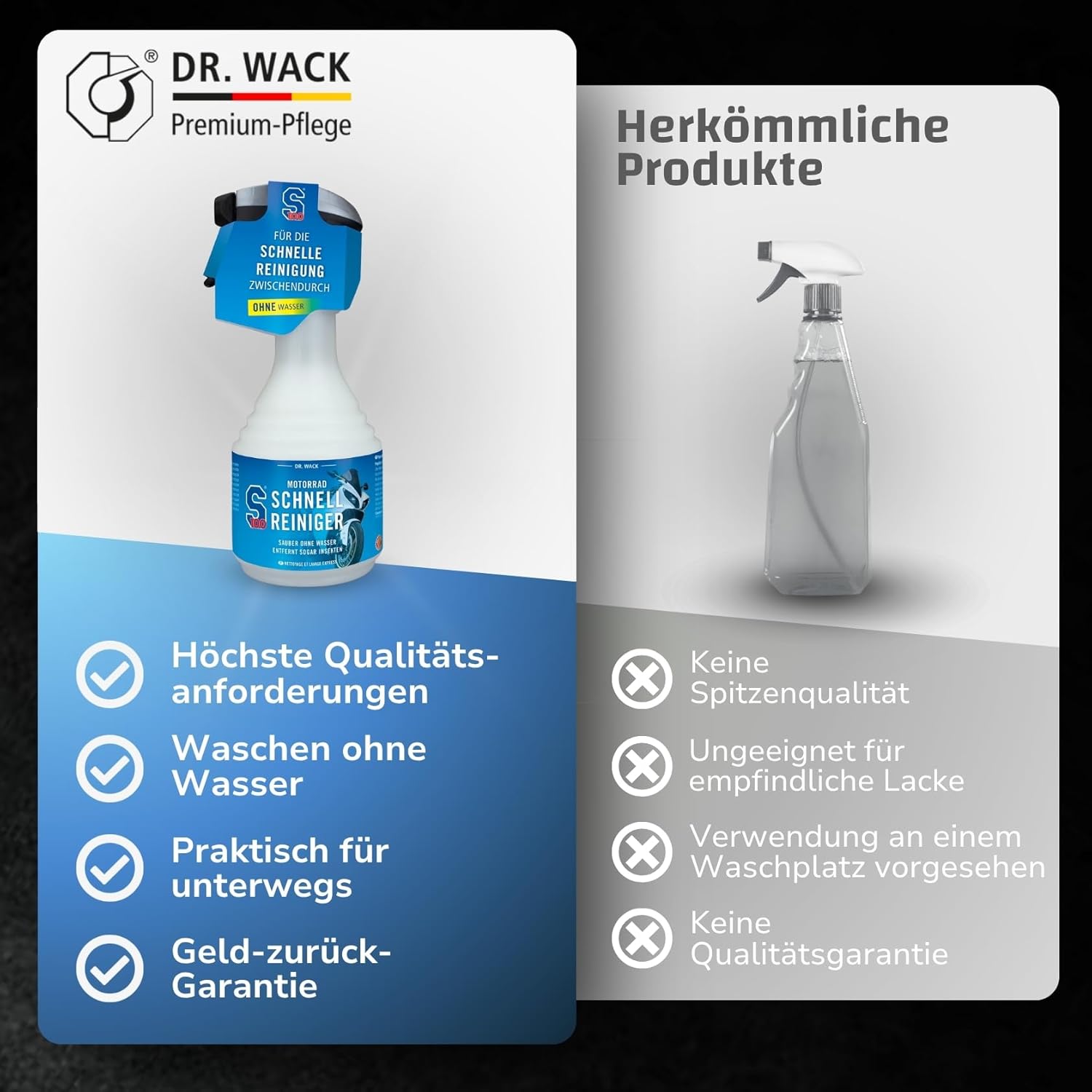 Thumbnail 5 de DR. WACK S100 Motorrad Schnellreiniger 500 ml – schnelle Reinigung ohne Wasser