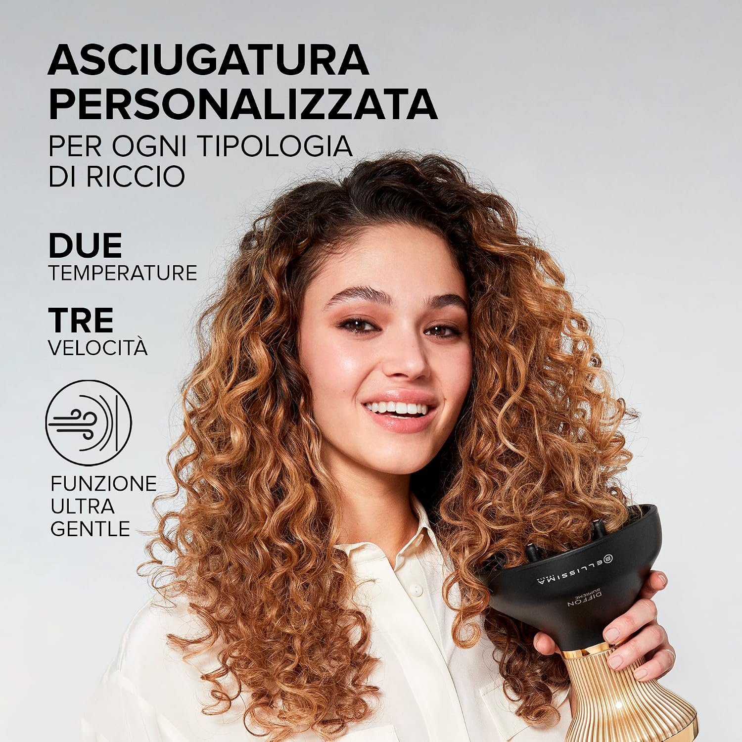 Thumbnail 1 de Bellissima Imetec Diffon Supreme – Diffusore capelli ricci