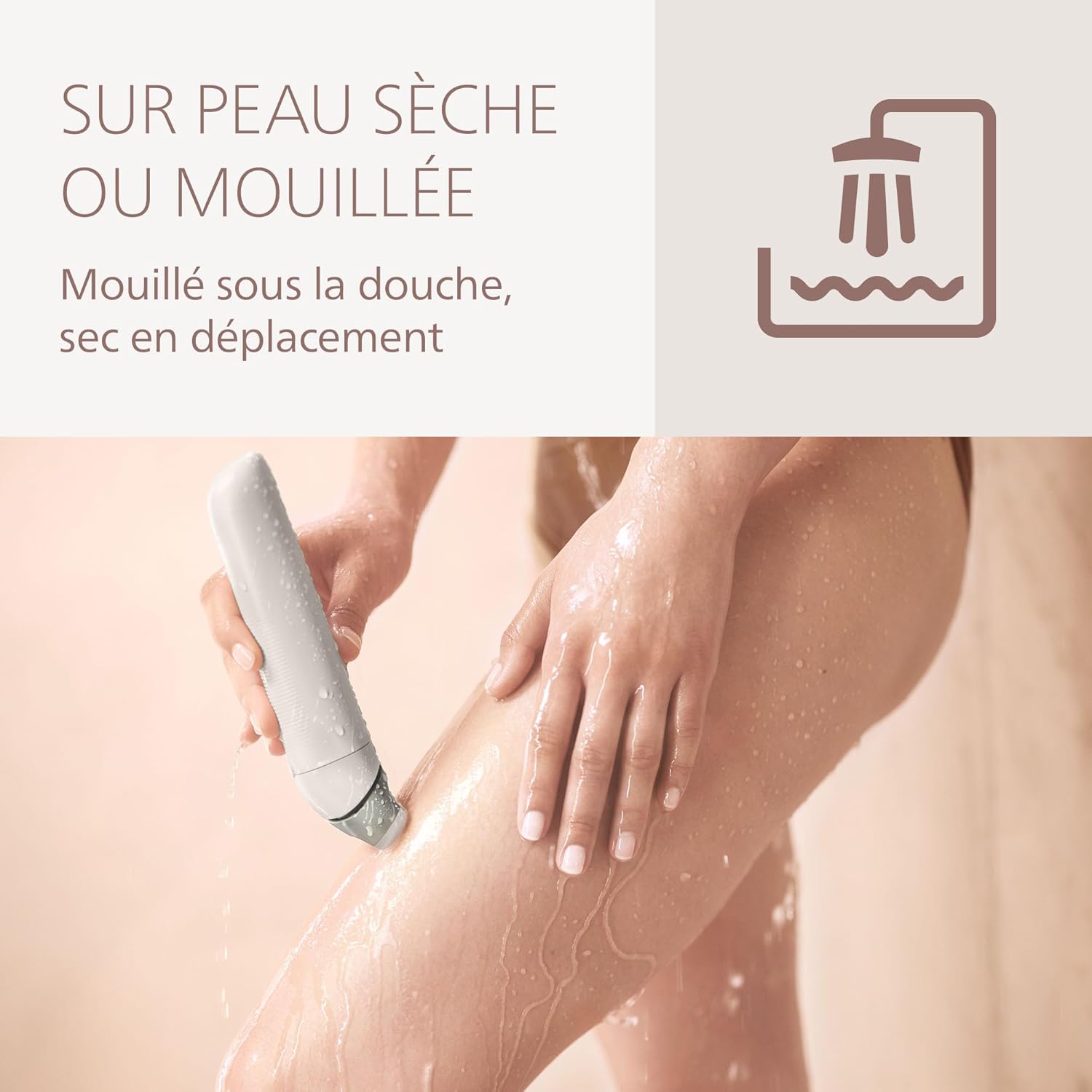 Thumbnail 6 de Philips Lady Shaver série 8000 BRL159/00 – rasoir sans fil 3 lames pour peau sèche ou mouillée