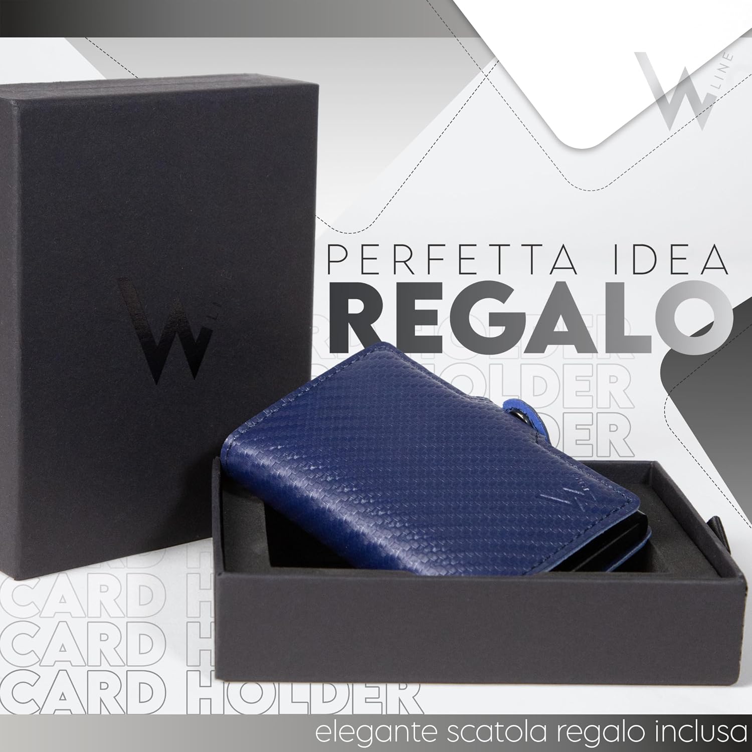 Thumbnail 5 de WLine Portafoglio Slim con Portamonete RFID 1,5 cm