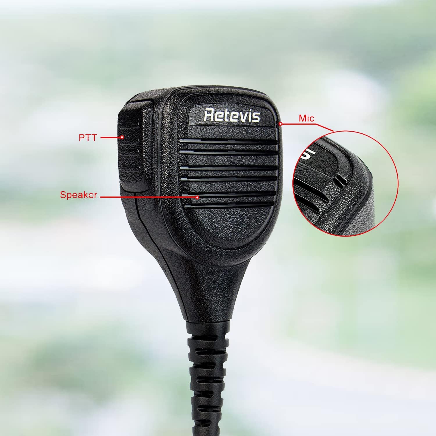 Thumbnail 5 de Retevis Talkie Walkie 2pin Micro haut‑parleur