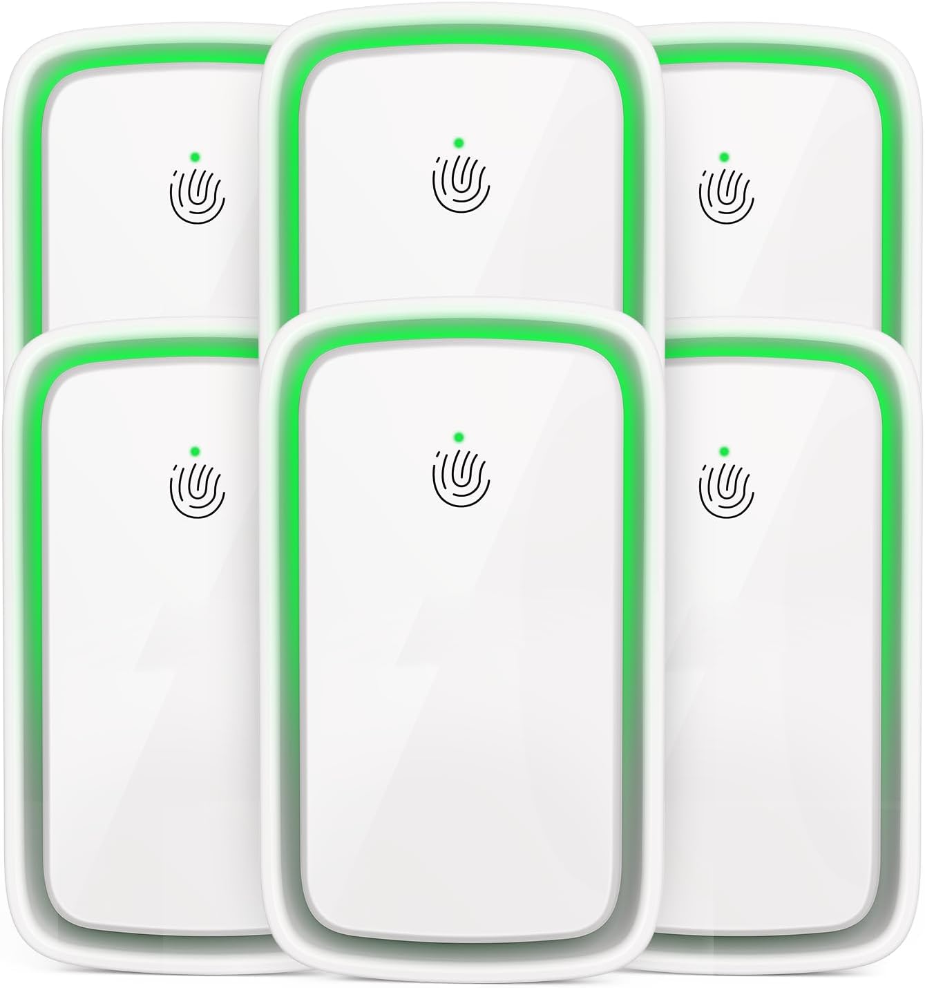 Detalle de Paztkoo 116 Plug-In Negative Ion Air Purifiers, 6-Pack with 3 Modes
