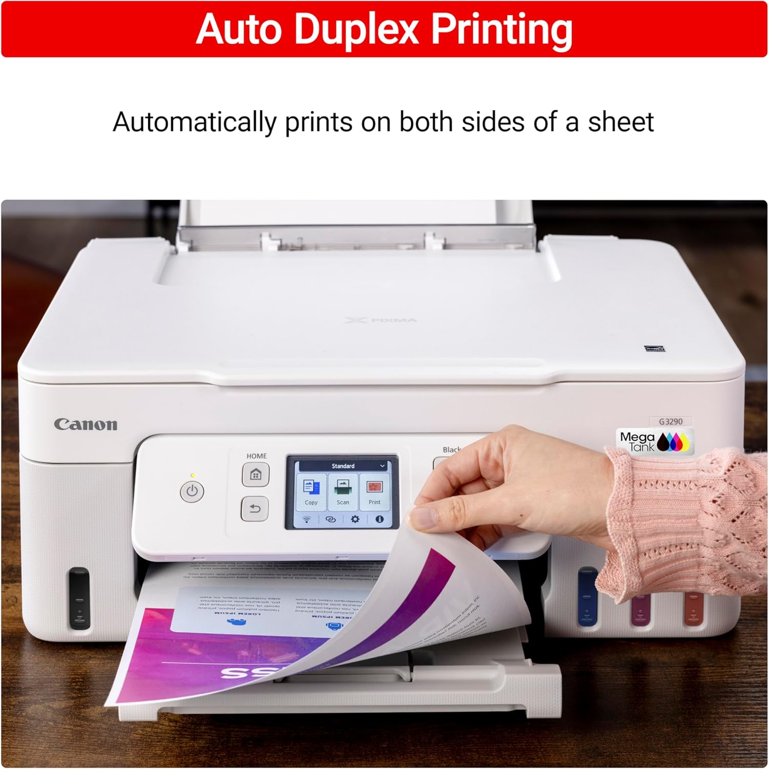 Thumbnail 6 de Canon Megatank G3290 wireless printer 2.7" touchscreen 📷