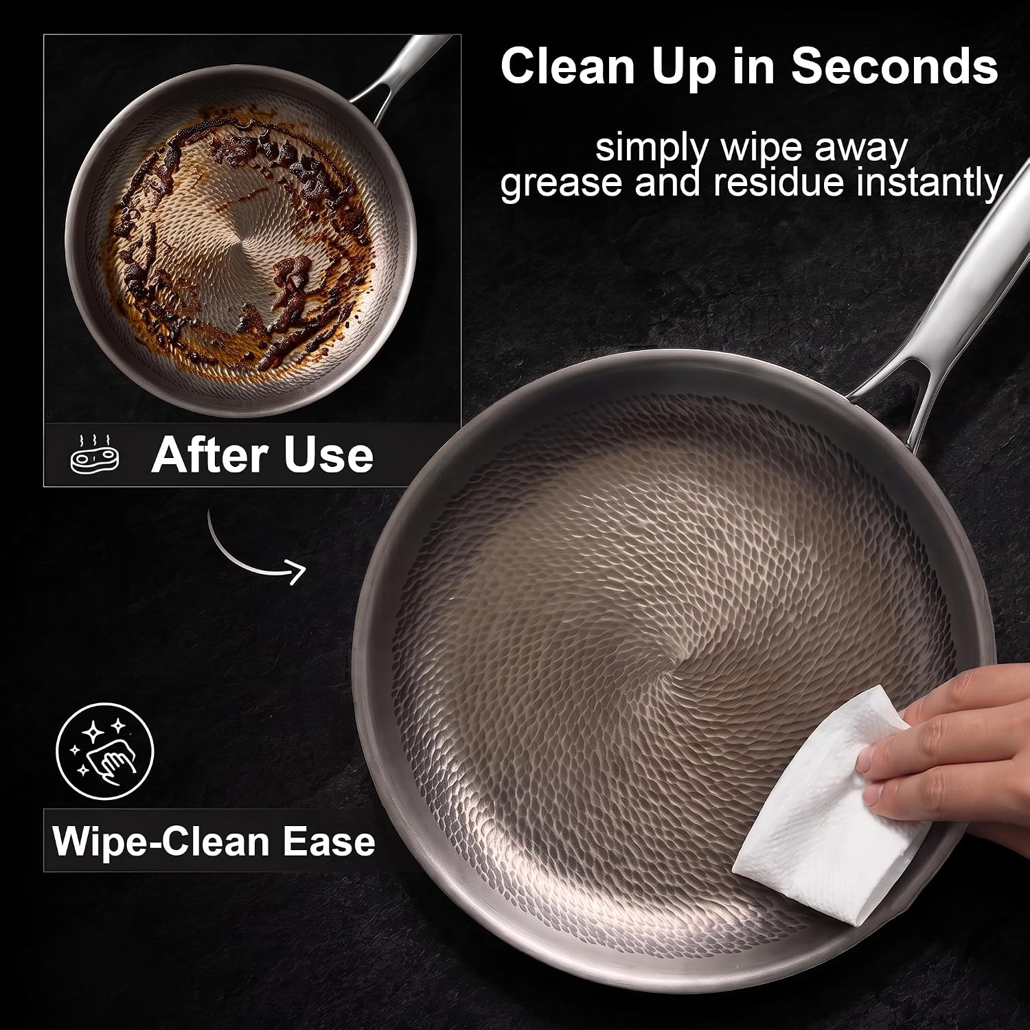 Detalle 2 de Titanium Frying Pan, 11.8-Inch