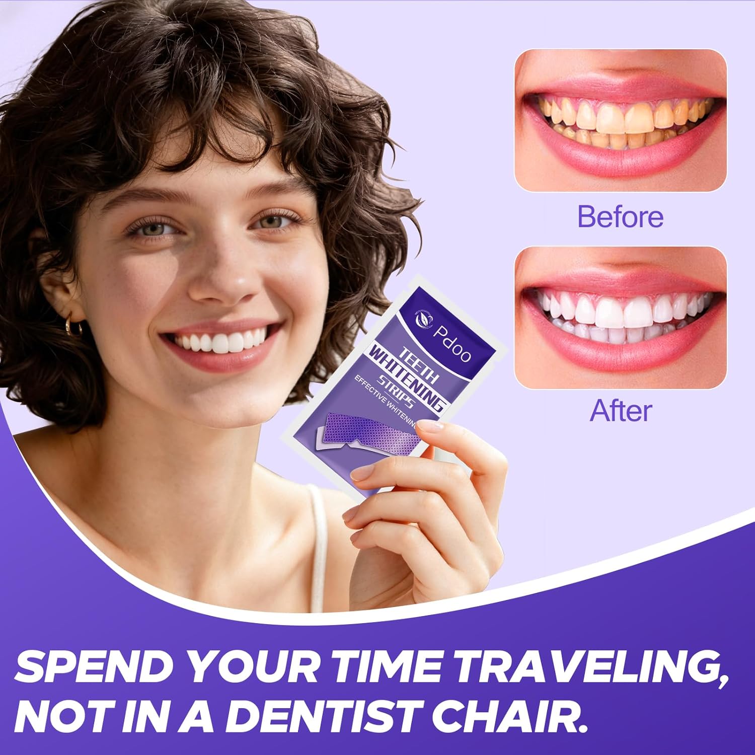 Thumbnail 3 de Purple Teeth Whitening Strips 28 Count – 14 Days Treatment