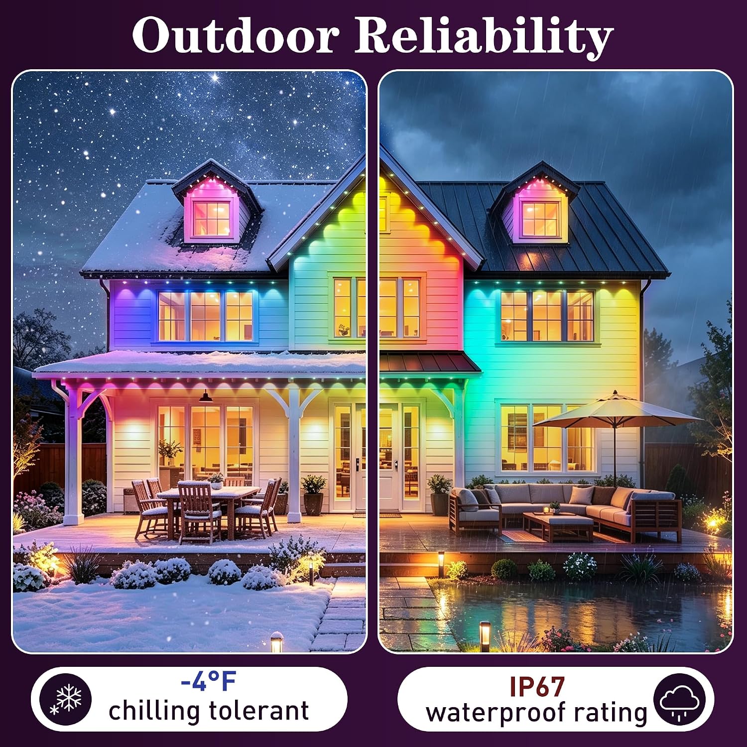 Detalle 2 de HCMTGW Permanent Outdoor Lights 300 ft