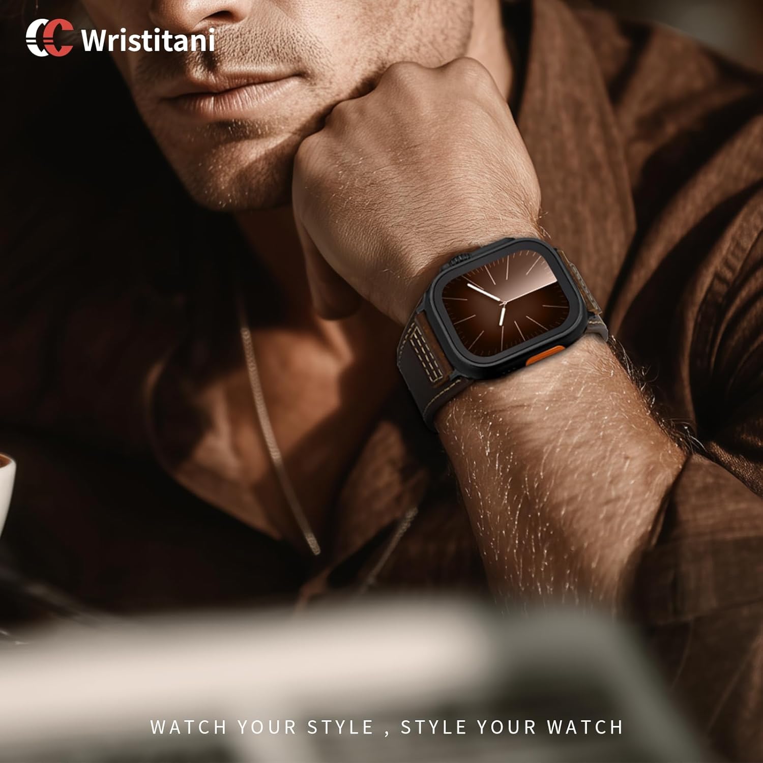 Thumbnail 6 de Wristitani Cinturino in pelle vintage per Apple Watch da 41/42/44/45/49 mm (Uomo e Donna)