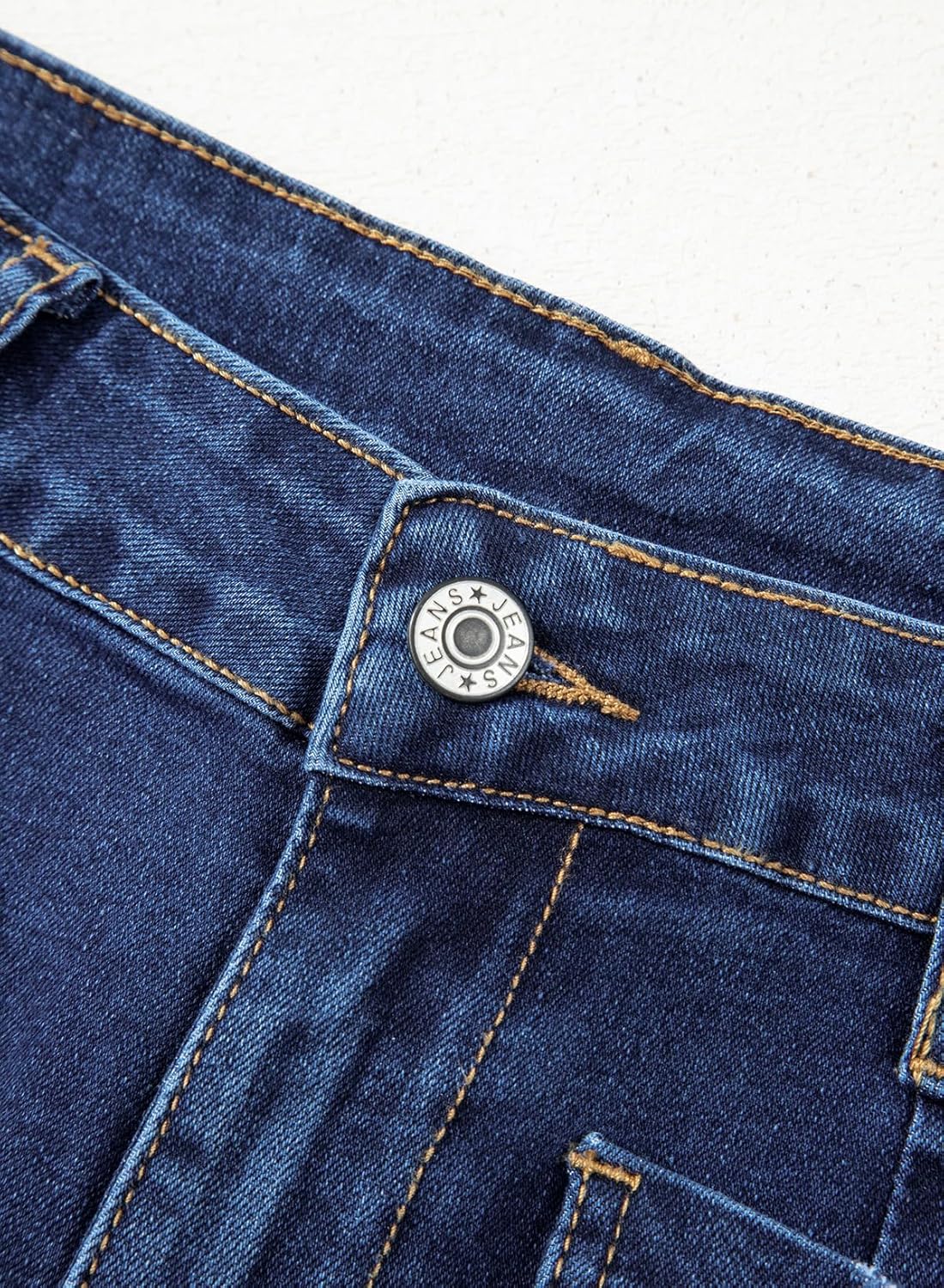 Thumbnail 2 de Sidefeel Women's Wide Leg Jeans - High Waisted, Ankle-Length Stretch Denim