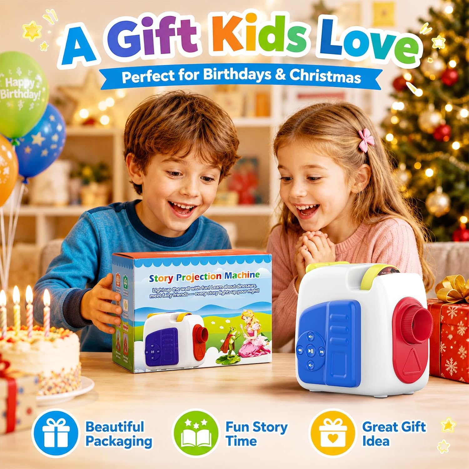 Thumbnail 6 de Tokky Kids Story Projector with 6 Story Cards