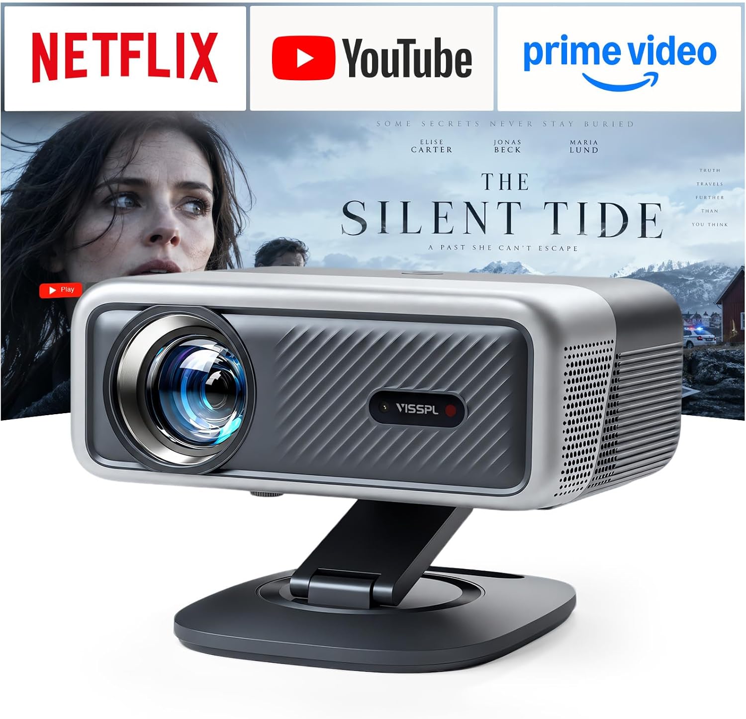 Detalle de VISSPL Smart Projector with 4K Support
