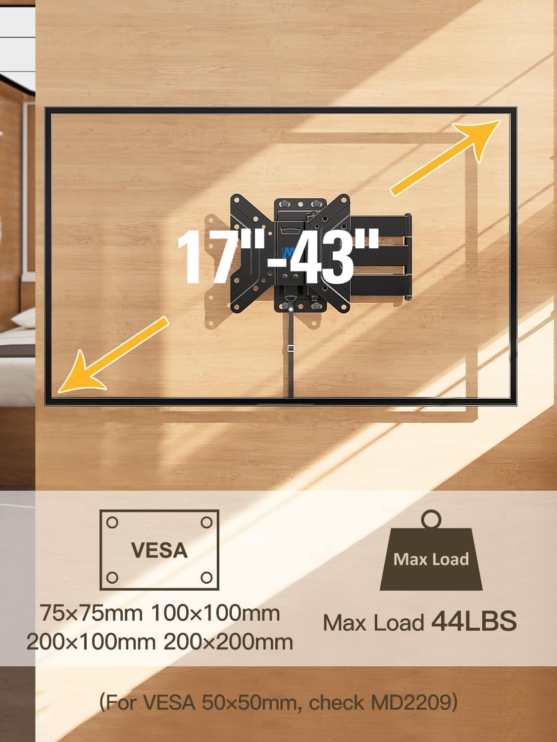 Detalle 2 de Mounting Dream MD2210 RV TV mount 44 lbs
