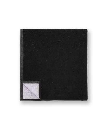 Detalle de PUMA Team Towel Small (50x100) – Unisex, Schwarz/Weiß, Modell 054553