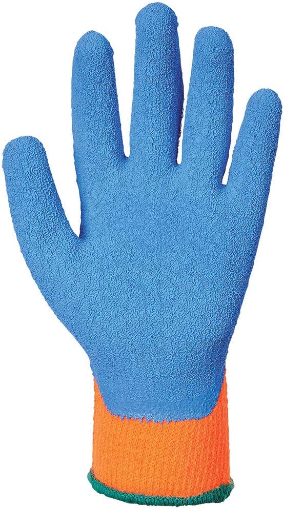 Thumbnail 1 de Portwest A145 guanto da presa fredda con impugnatura in lattice increspato, misura L (oro/blu)