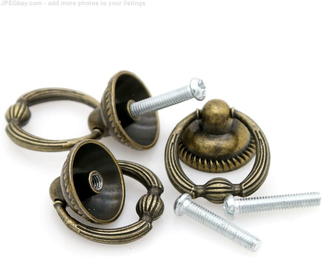 Detalle de LXZ Antique Brass Ring Pulls, Zinc Alloy