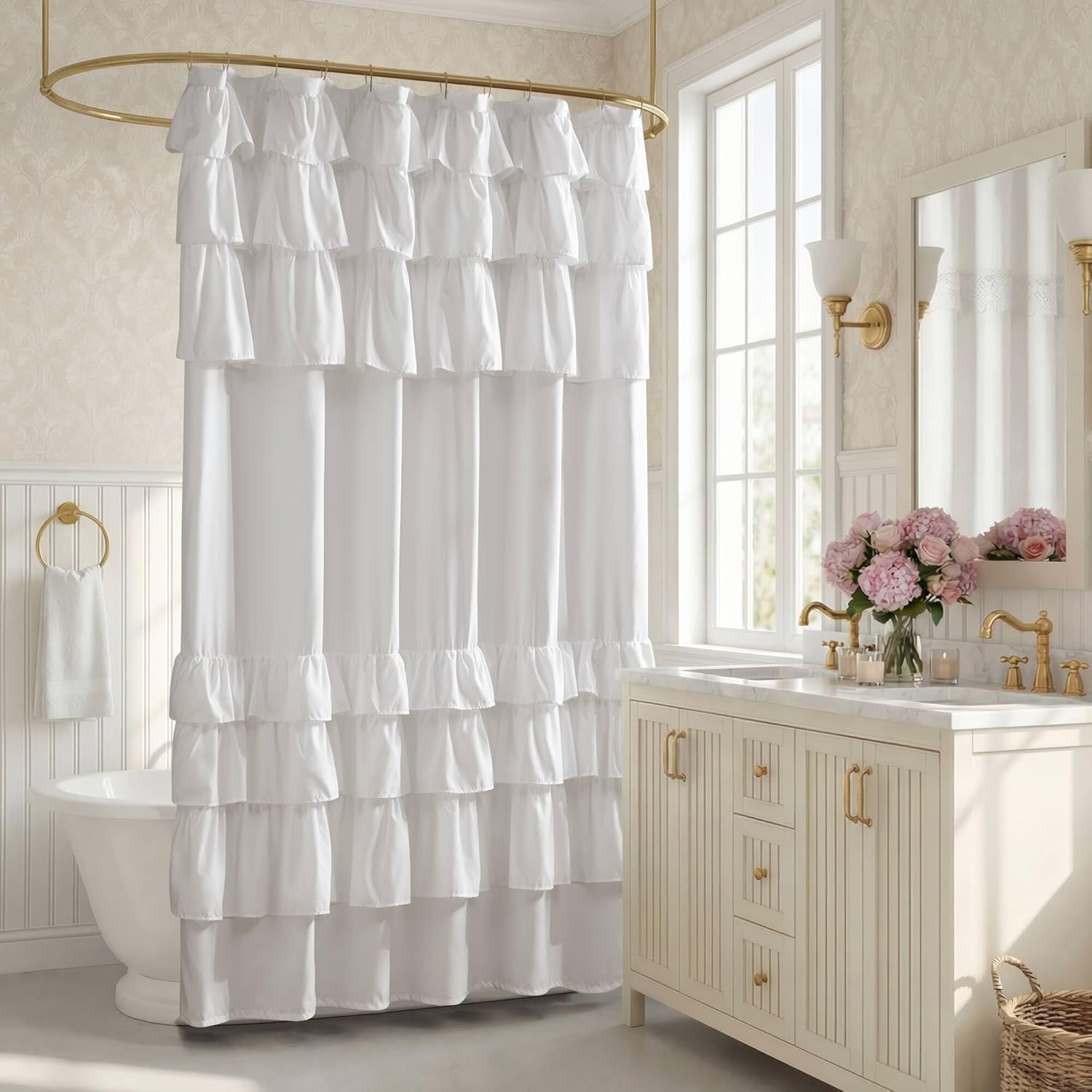 Madison Park Grace Shower Curtain 72 x 72