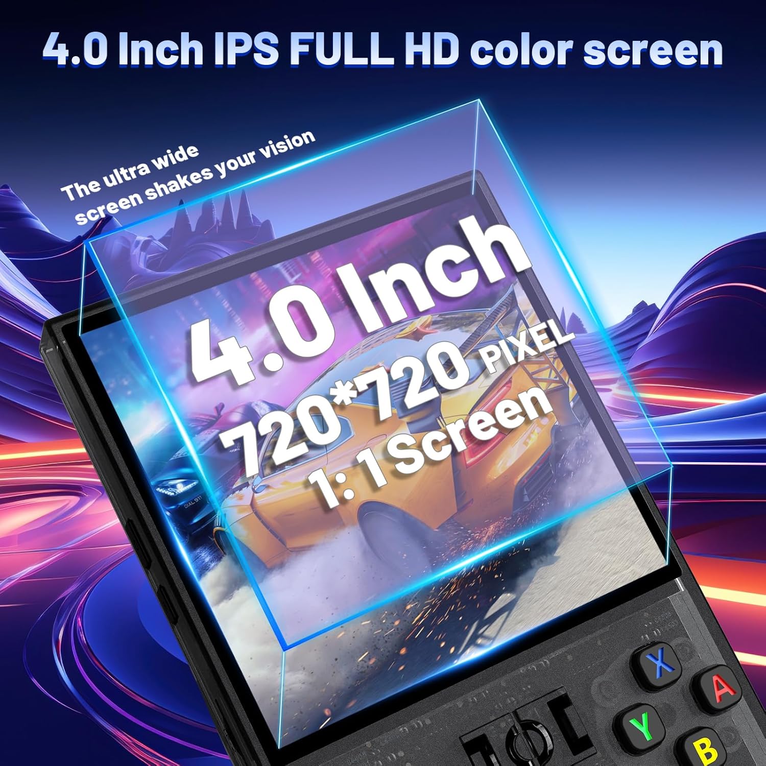Thumbnail 2 de DVJQSN R36MAX Retro Handheld Game Console (64GB) — Open Source Linux, RK3326, 4.0" 720x720 IPS
