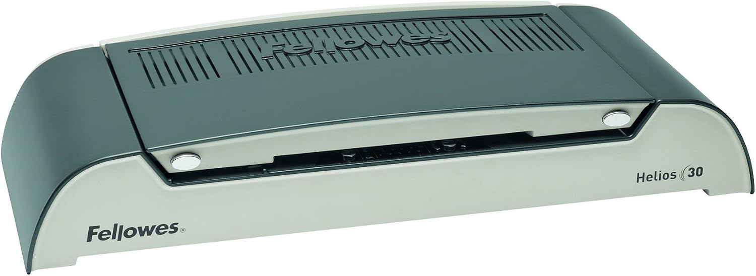 Detalle 2 de Fellowes Thermobindegerät Helios 30 – bis zu 300 Blatt thermobinden mit 4 Minuten Aufwärmzeit