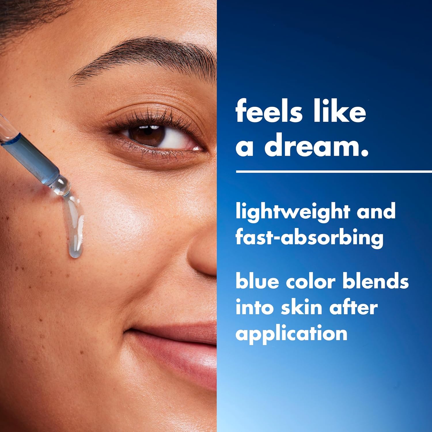 Detalle de e.l.f. SKIN Youth Boosting Blue-ty Sleep Night Oil: olio notte delicato e vegano per un incarnato più luminoso
