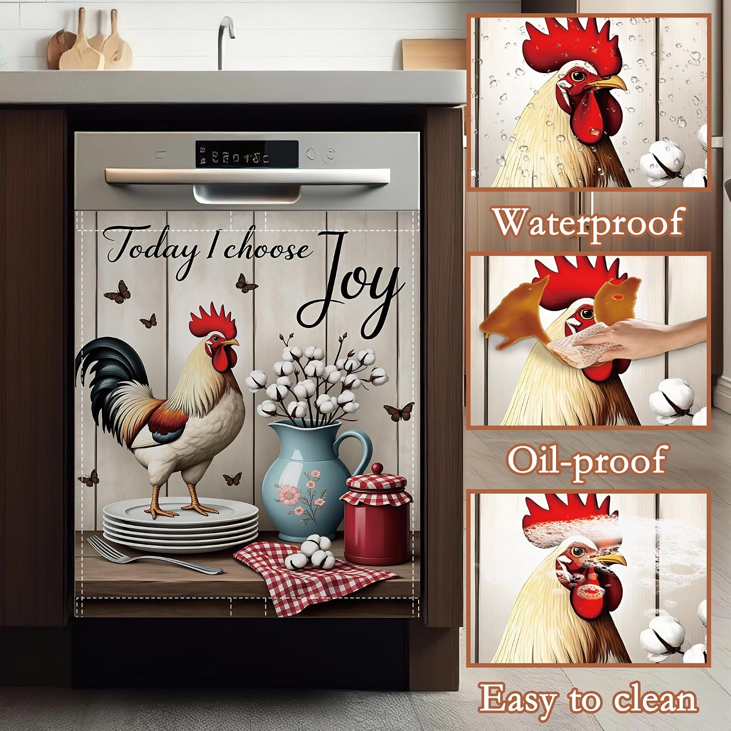Thumbnail 3 de Farm Joy Dishwasher Cover 23 x 26 Inch